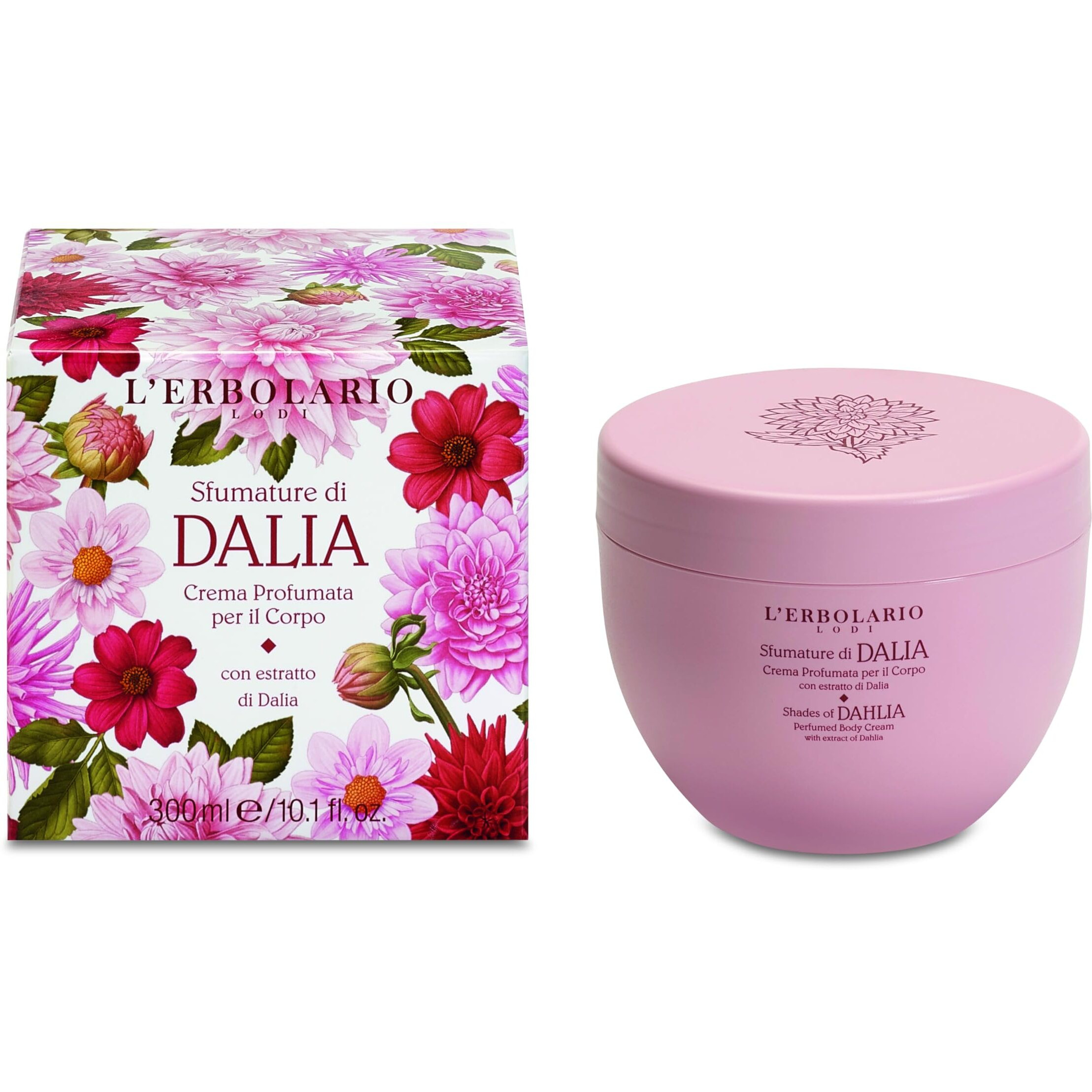 Perfumed Body Cream - Shades of Dahlia by LErbolario for Unisex - 10.1 oz Body Cream