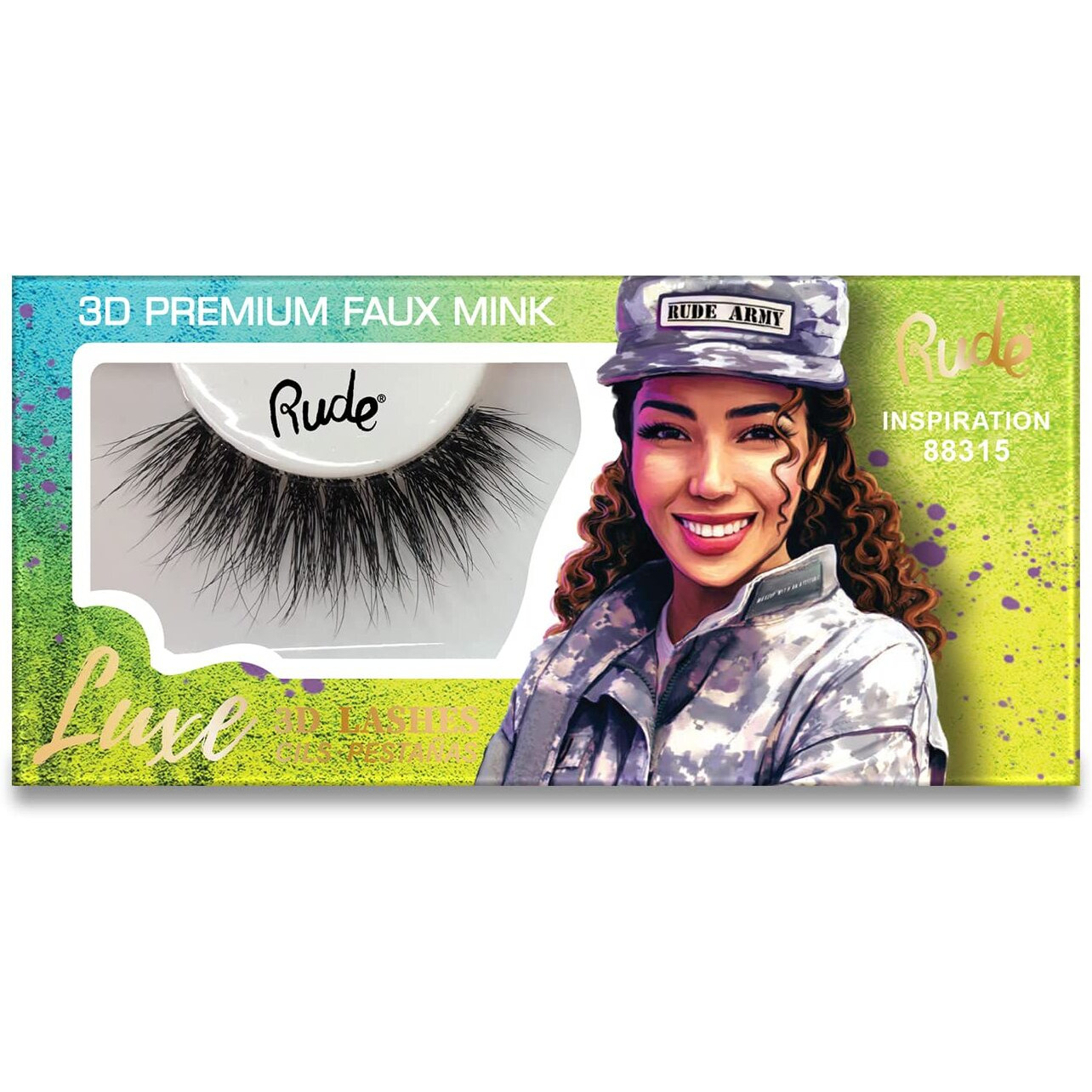 RUDE Luxe 3D Premium Faux Mink Lashes(D0102H2B74Y)