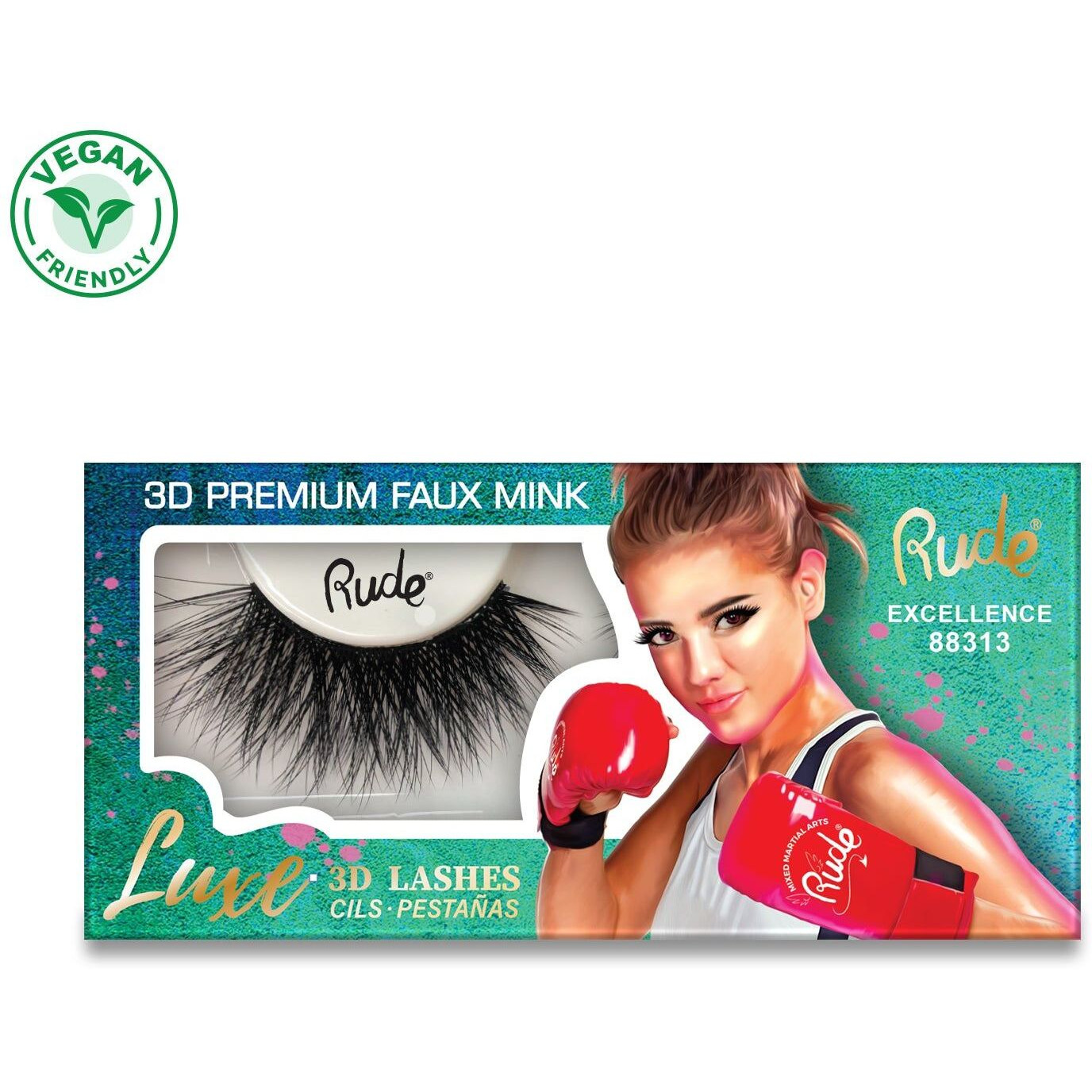RUDE Luxe 3D Premium Faux Mink Lashes(D0102H2B7NV)