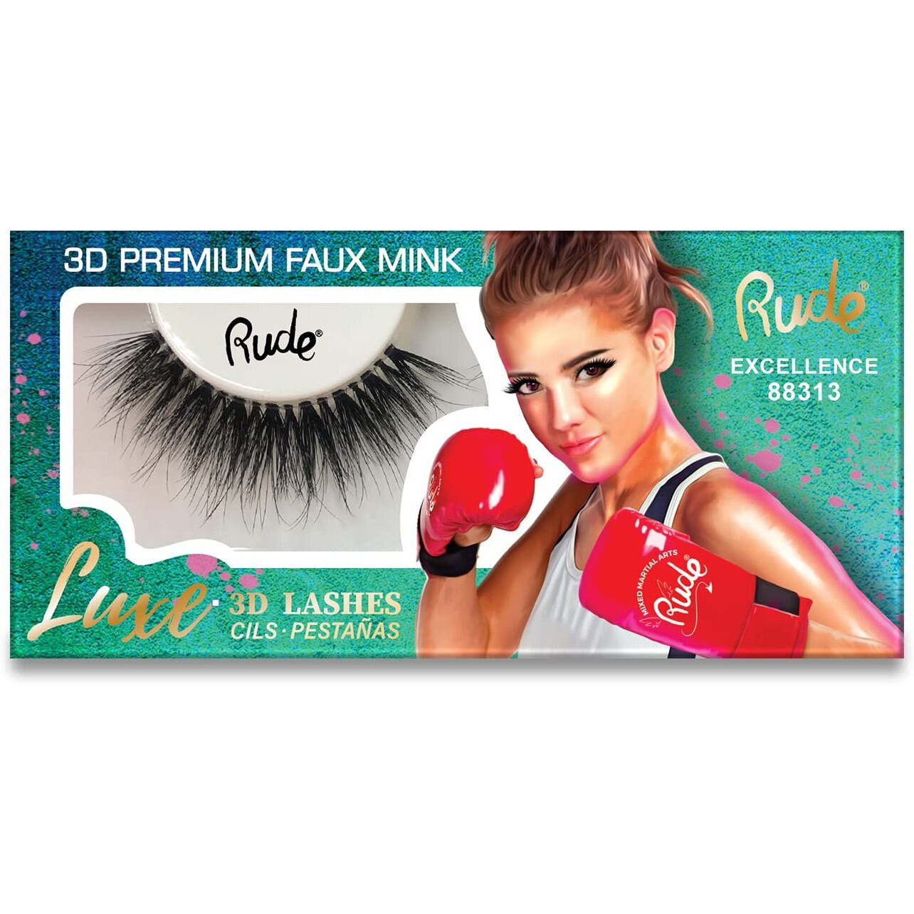 RUDE Luxe 3D Premium Faux Mink Lashes(D0102H2B7NV)