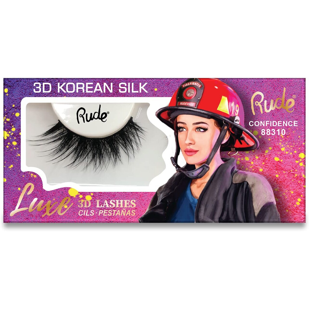 RUDE Luxe 3D Korean Silk Lashes(D0102H2BRZW)