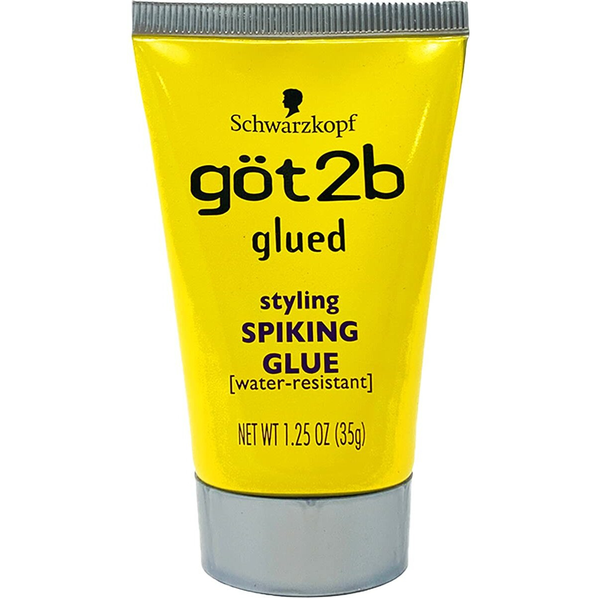 (6Pack) Glued Styling Spiking Water Resistant Glue Unisex by Got2B, 1.25 Ounce