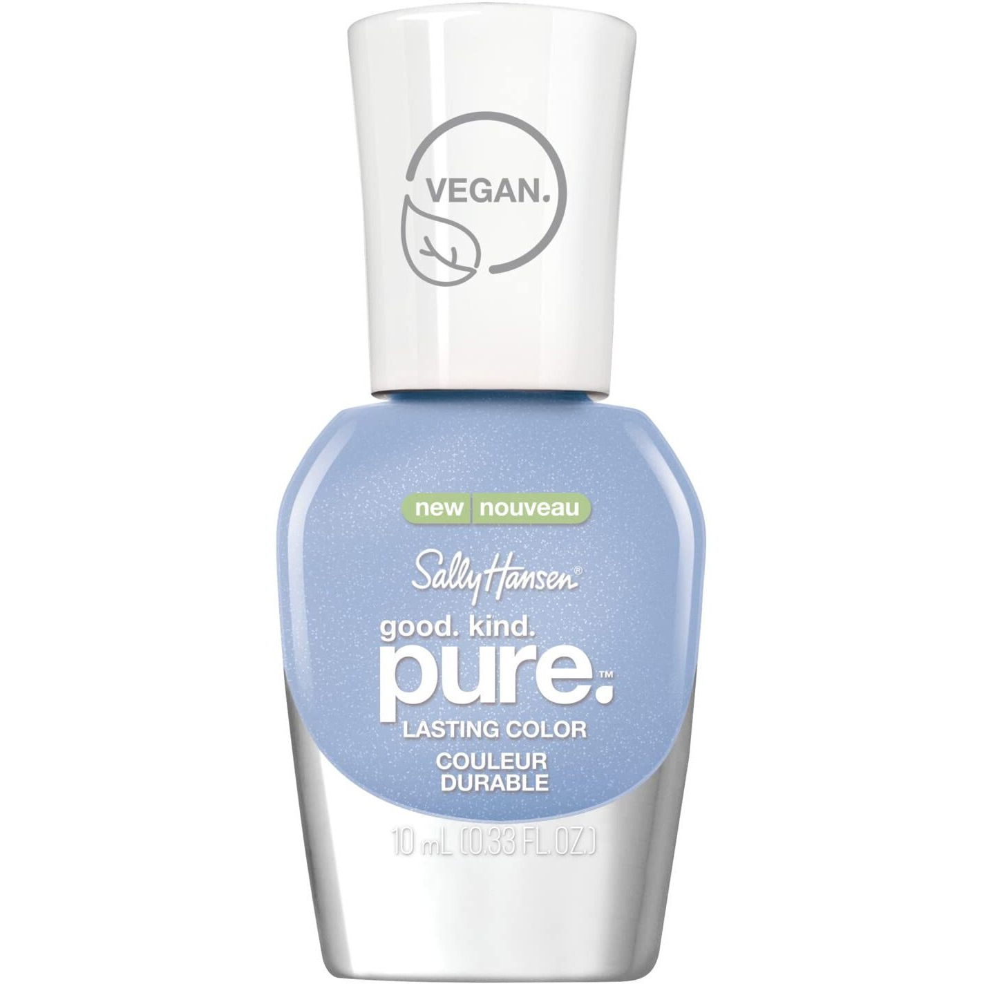 Good Kind Pure Vegan - 370 Crystal Blue by Sally Hansen for Women - 0.33 oz Nail Polish