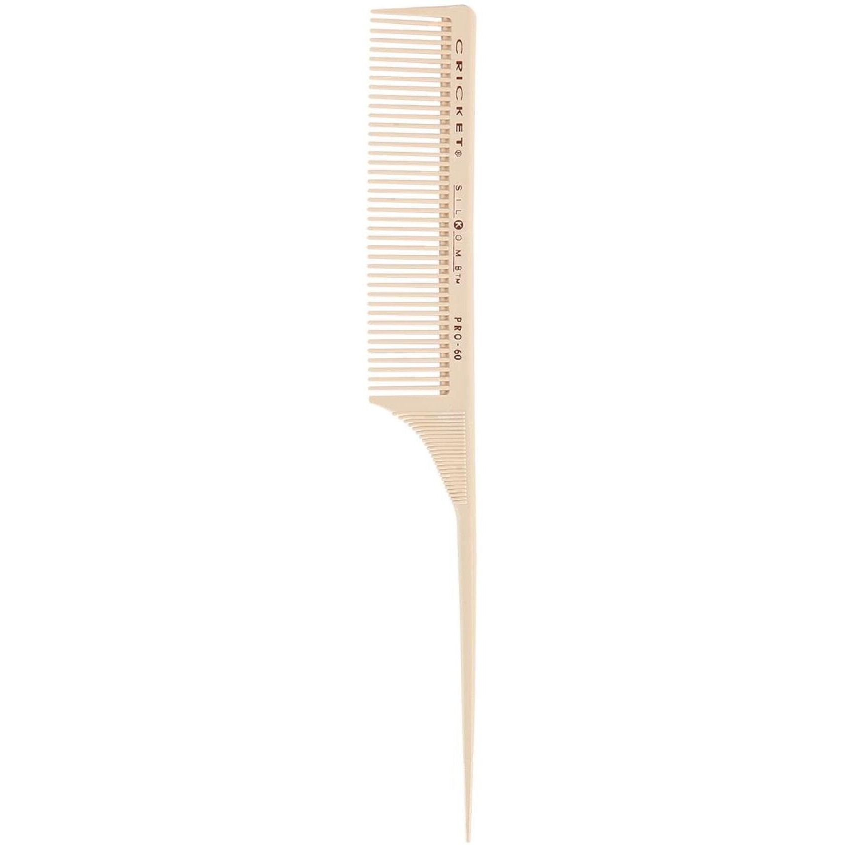 Silkomb Medium Toothed Rattaail - Pro-60 by Cricket for Unisex - 1 Pc Comb
