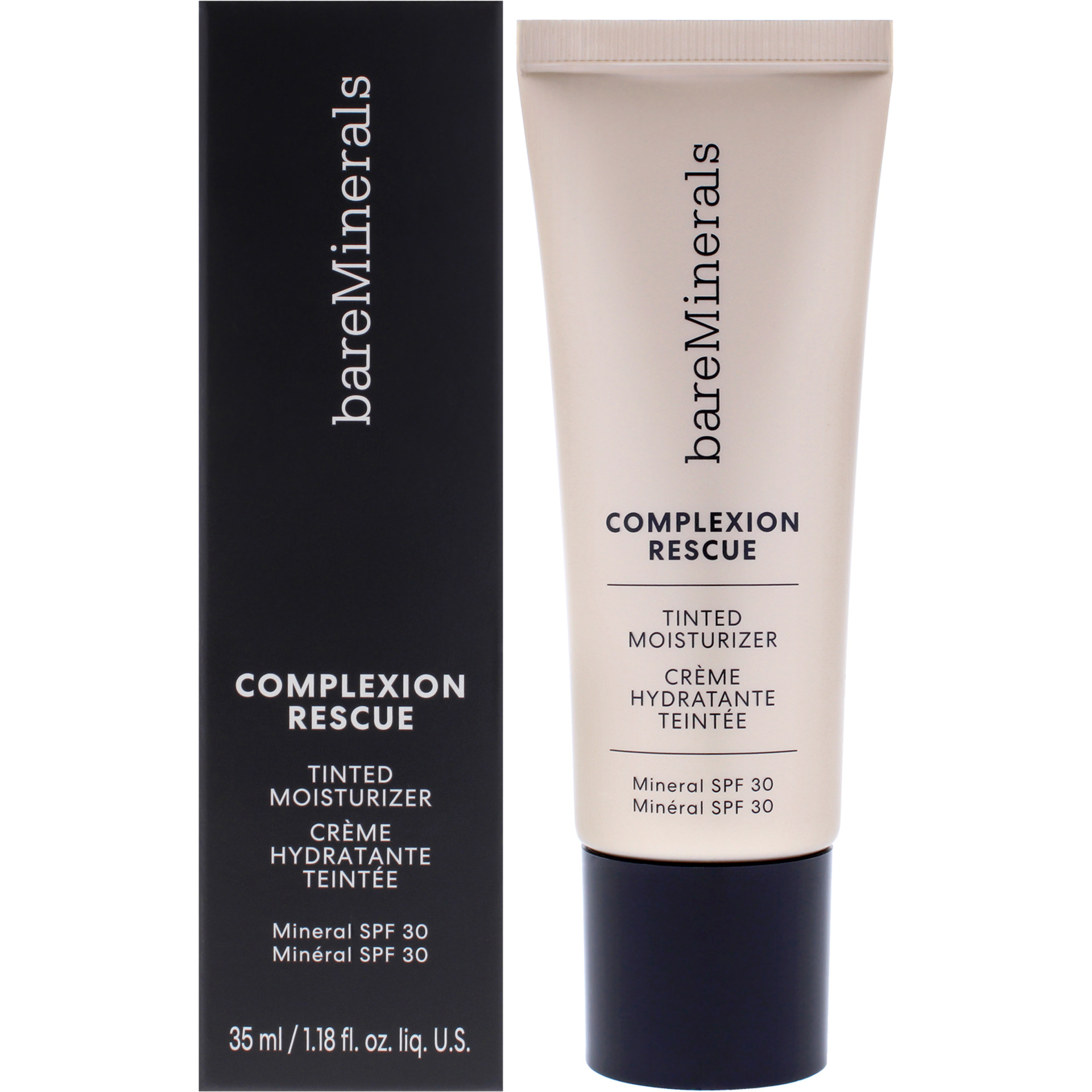 Complexion Rescue Tinted Moistuzer SPF 30 - 4.5 Wheat by bareMinerals for Women - 1.18 oz Foundation