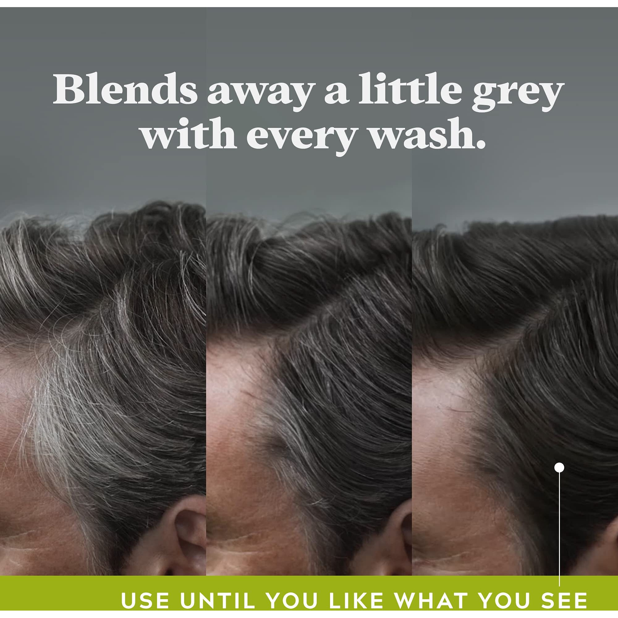 Just For Men Control GX Grey Reducing Shampoo, Gradual Hair Color for Stronger and Healthier Hair, 4 Fl Oz - Pack of 1 (Packaging May Vary)