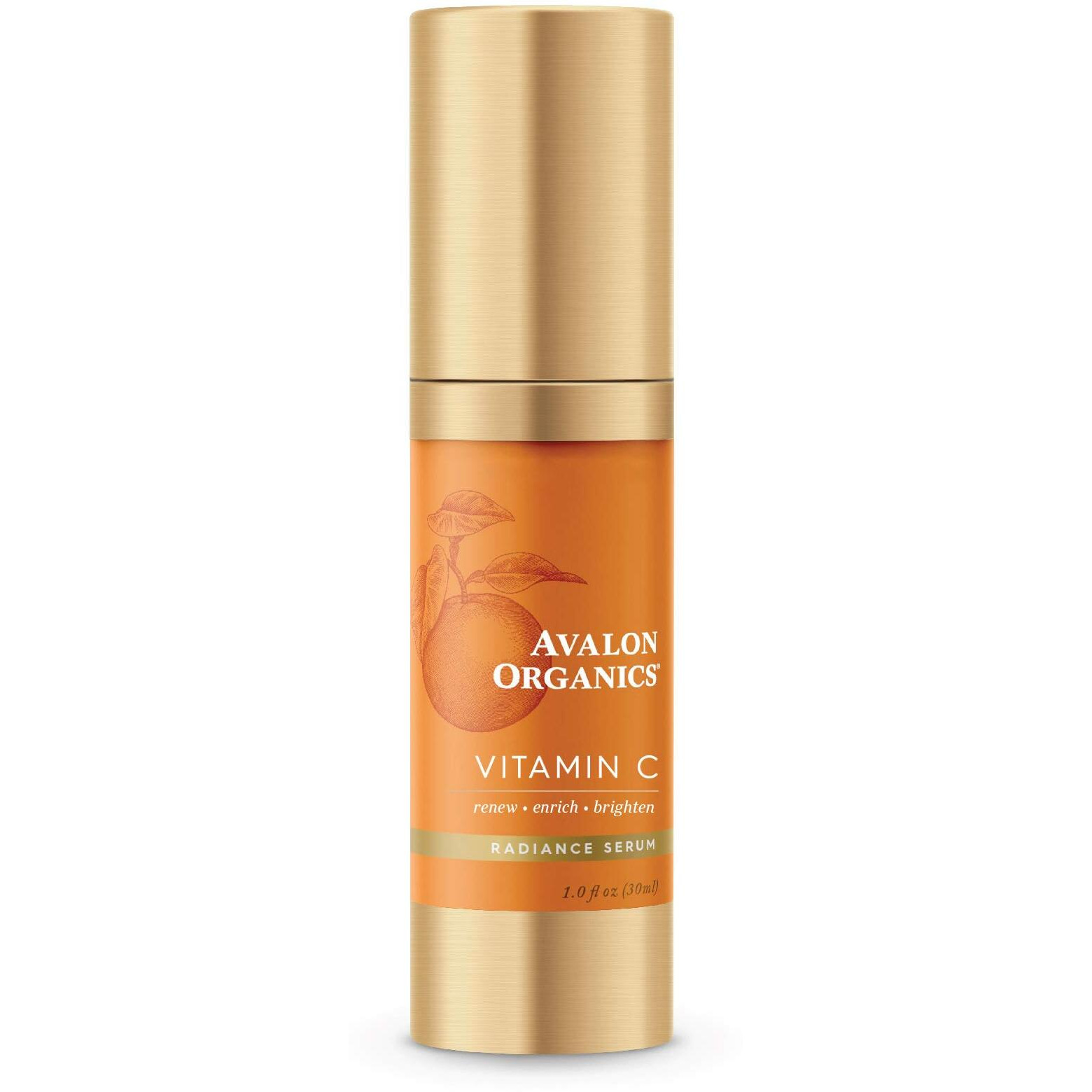 Avalon Organics Radiance Serum with Vitamin C, 1 Oz