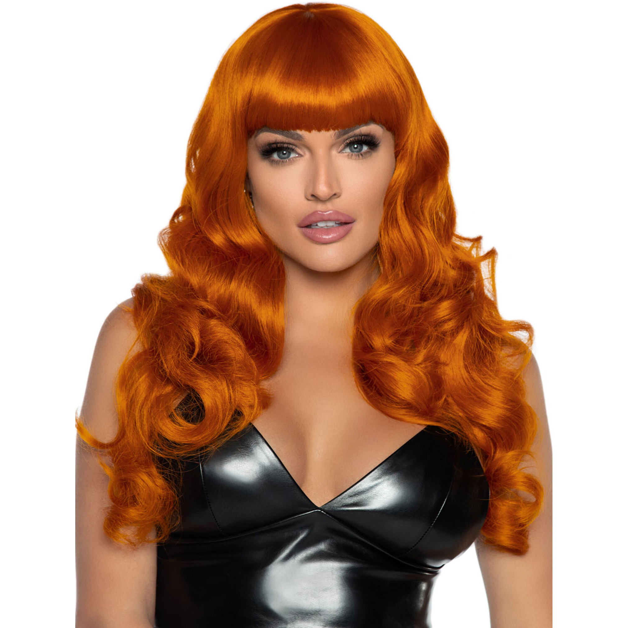 24" Misfit long wavy bang wig.