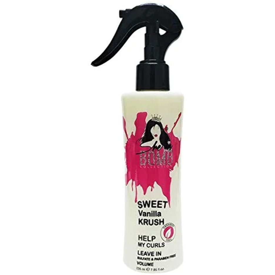 she is bomb collection Sweet Vanilla Krush Leave-In Curl Definer 7.95 fl oz.