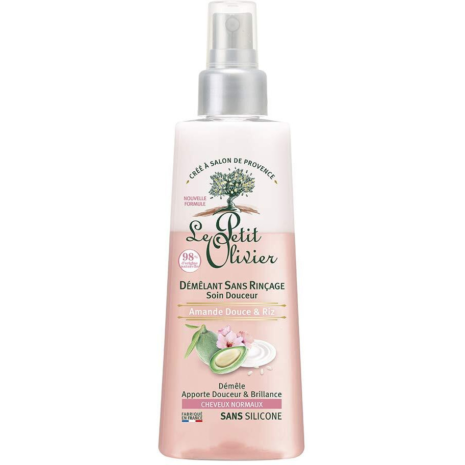 Gentle No Rinse Detangler - Sweet Almond and Rice by Le Petit Olivier for Women - 5.07 oz Detangler