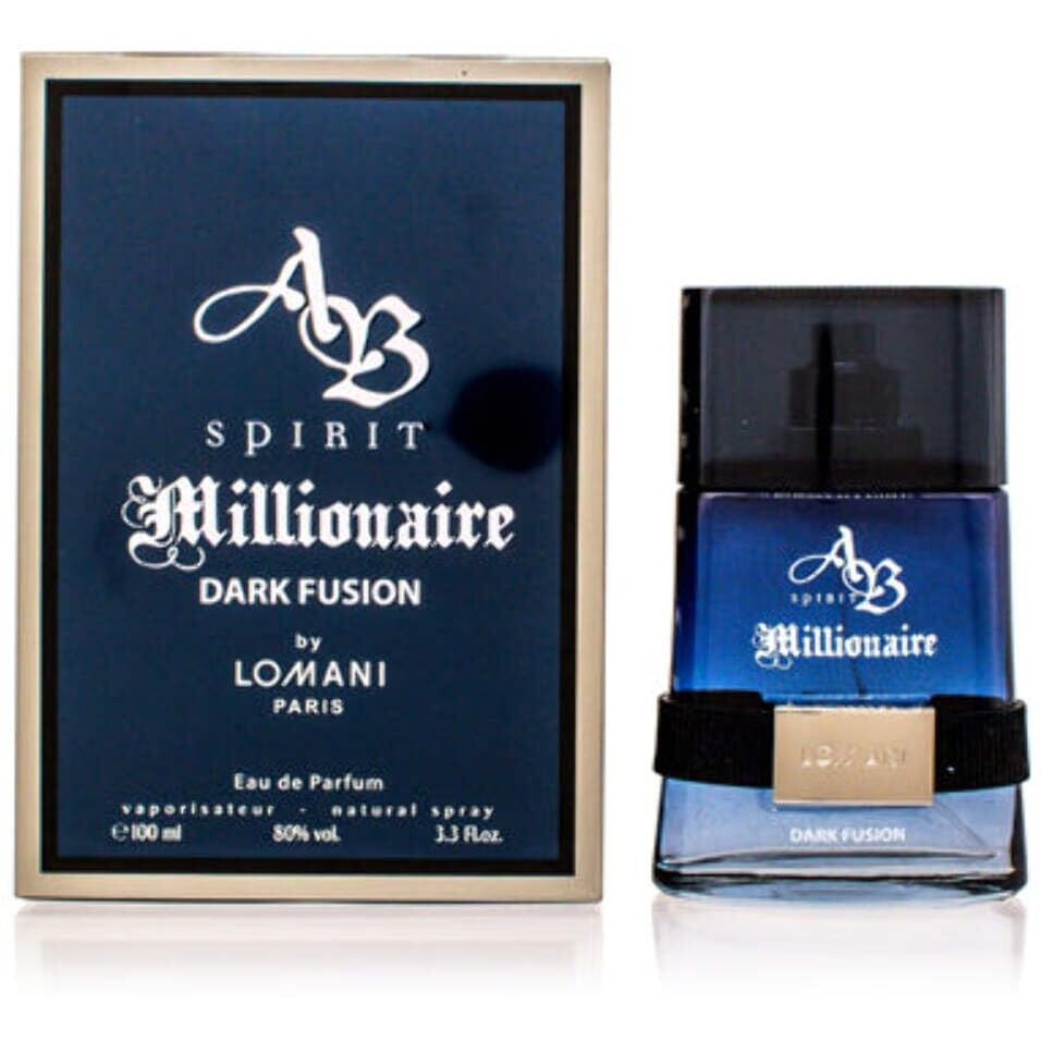 Spirit Millionaire Dark Fusion by Lomani Eau De Parfum Spray 3.3 oz(D0102HA7N17.)