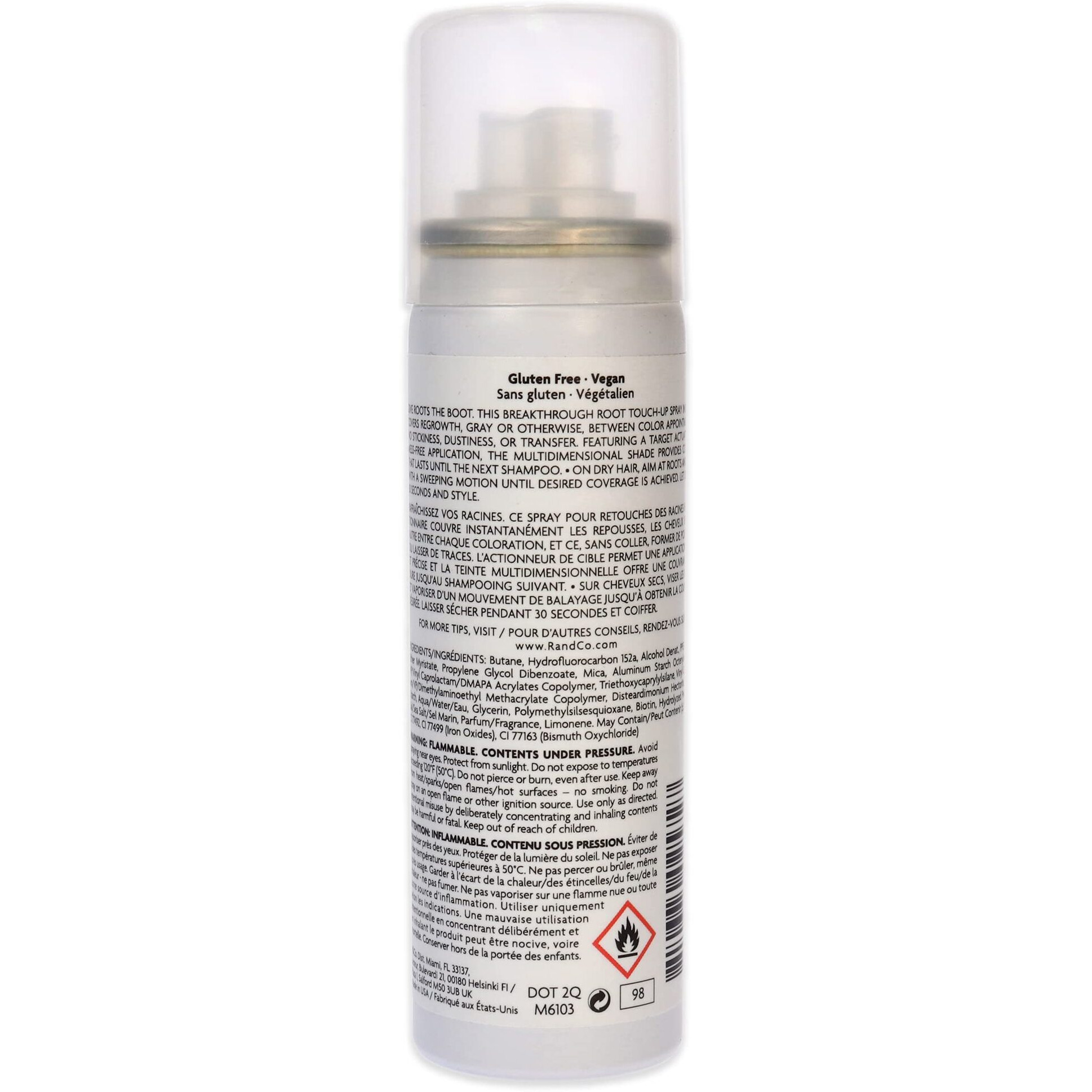 Bright Shadows Root Touch Up Spray - Medium Brown by R+Co for Unisex - 1.5 oz Hair Color