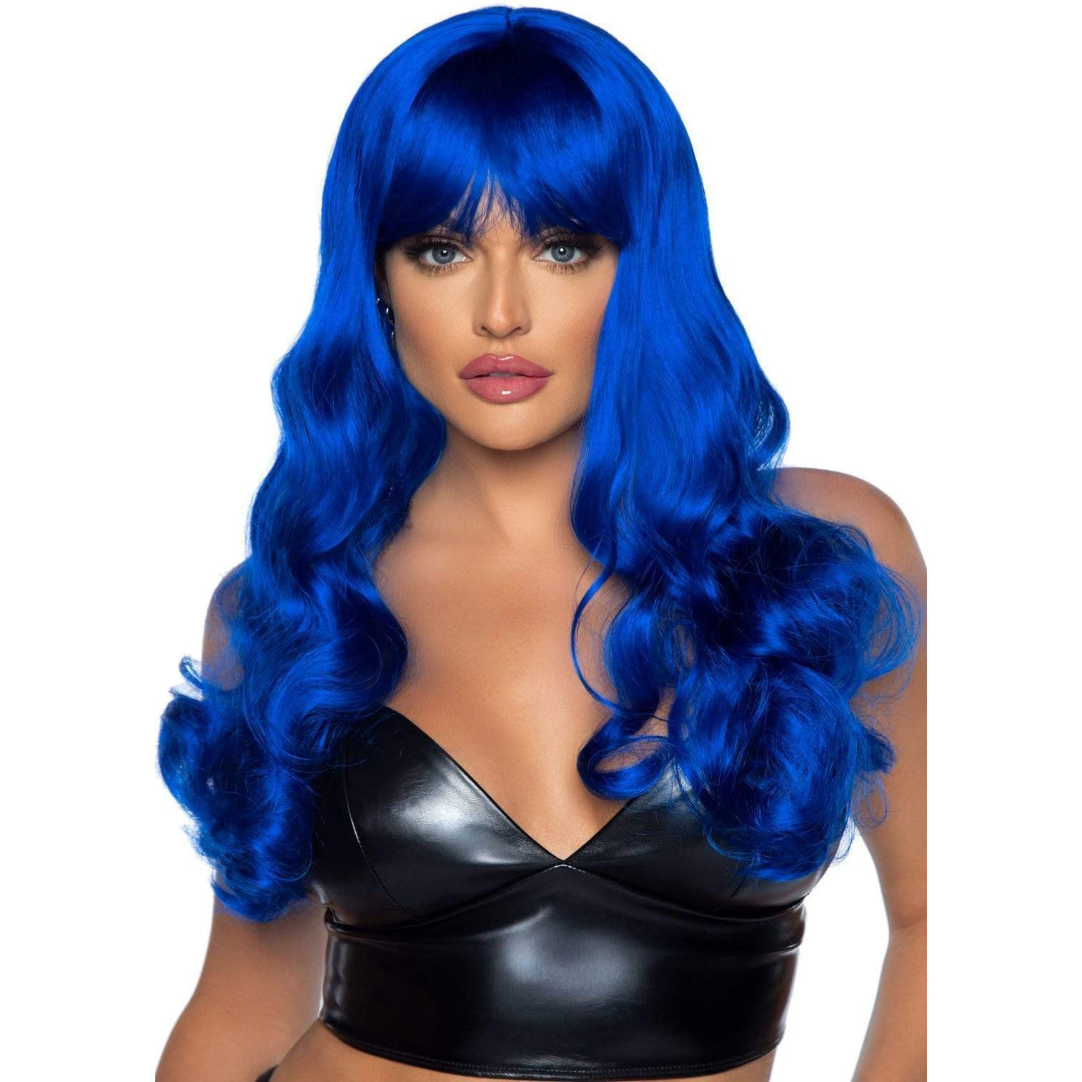 24" Misfit long wavy bang wig.