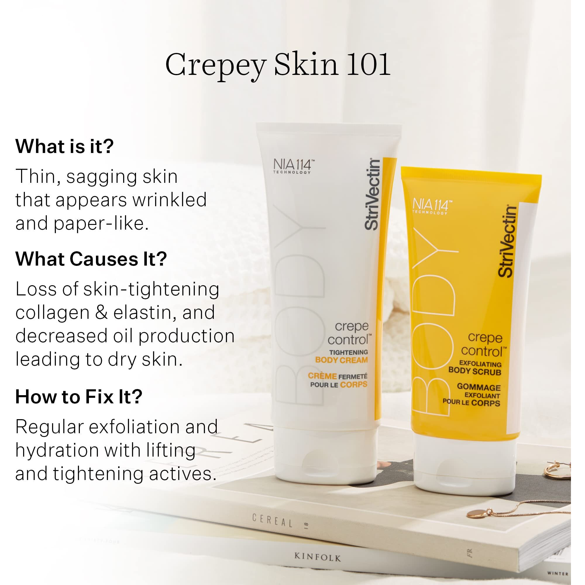 Crepe Control Tightening Body Cream by Strivectin for Unisex - 6.7 oz Cream