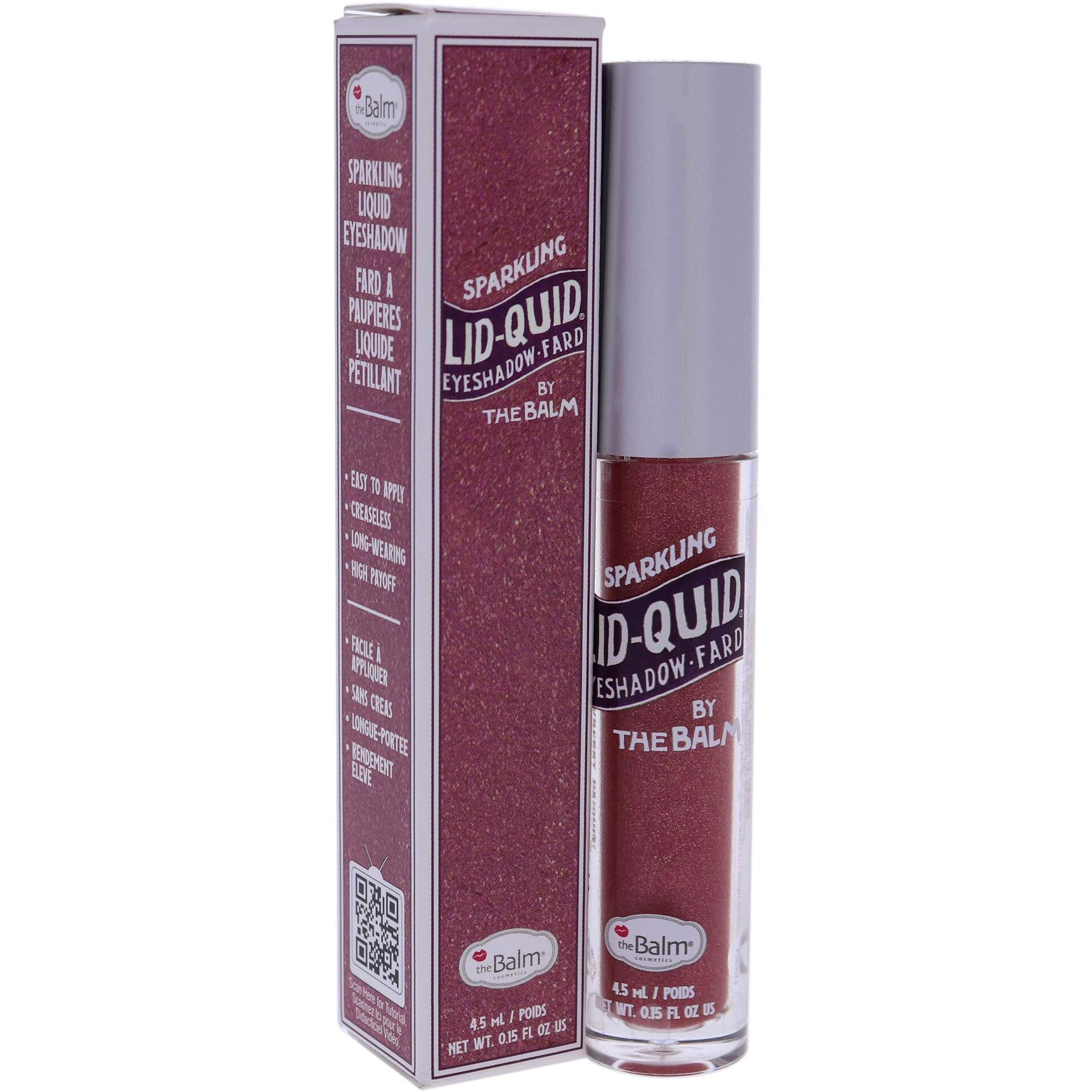 Lid-Quid Sparkling Liquid Eyeshadow - Strawberry Daiquiri by the Balm for Women - 0.15 oz Eye Shadow