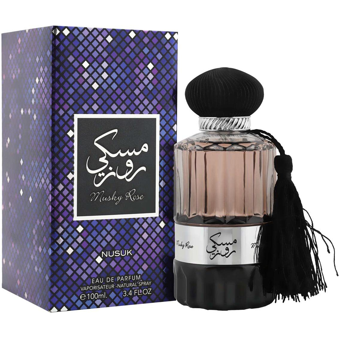 Musky Rose by Nusuk Eau De Parfum Spray (Unisex) 3.4 oz(D0102HAXYUU.)