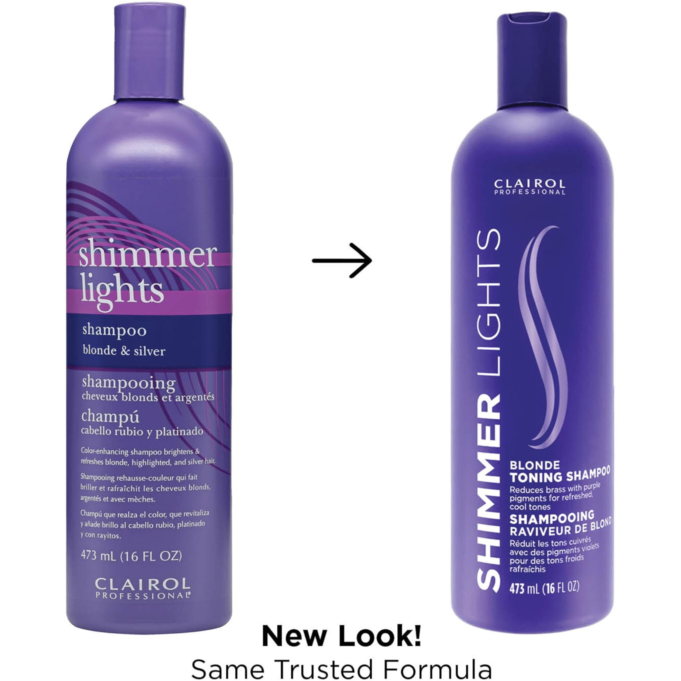 Shimmer Lights Blonde Toning Shampoo by Clairol for Unisex - 16 oz Shampoo