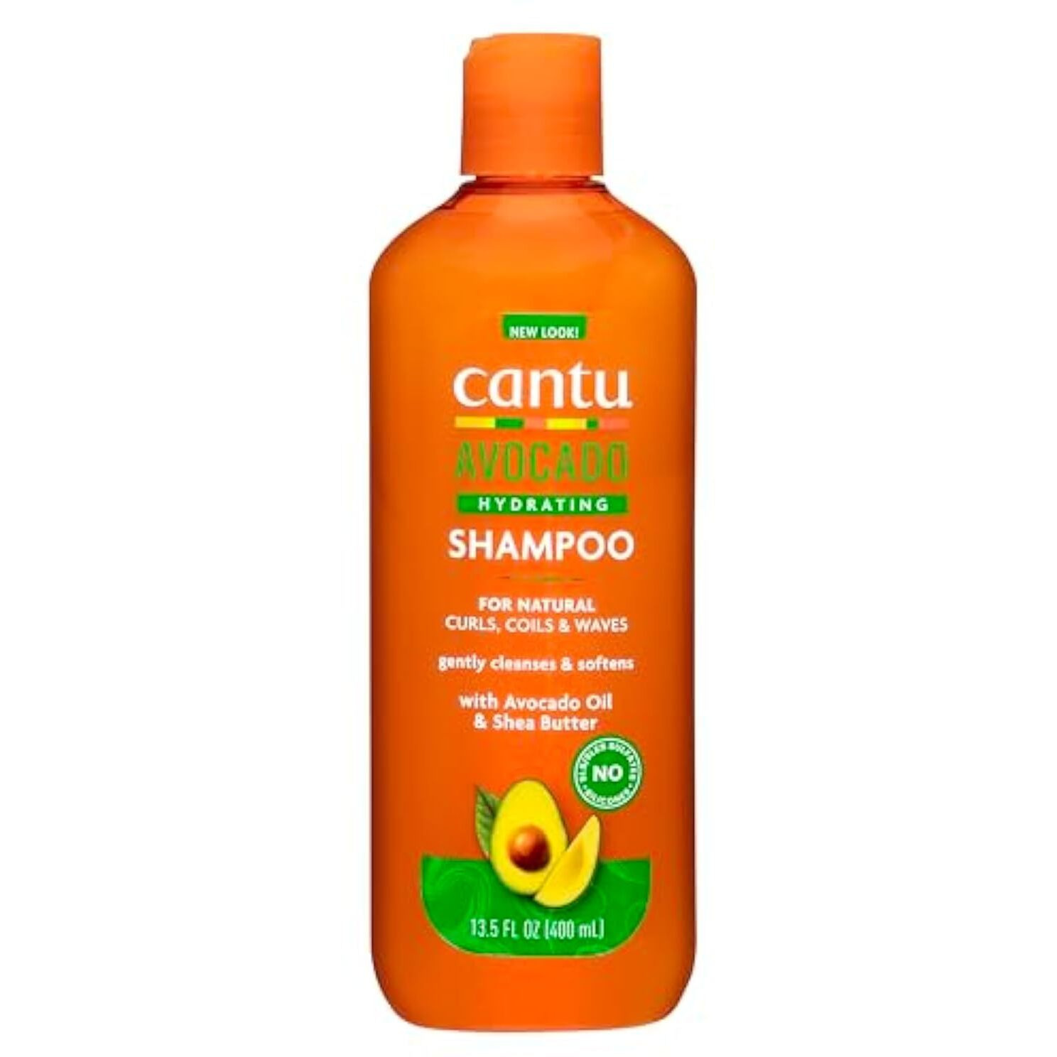 Cantu Avocado Hydrating Shampoo, Sulfate-Free, 13.5 Ounce (Packaging May Vary)