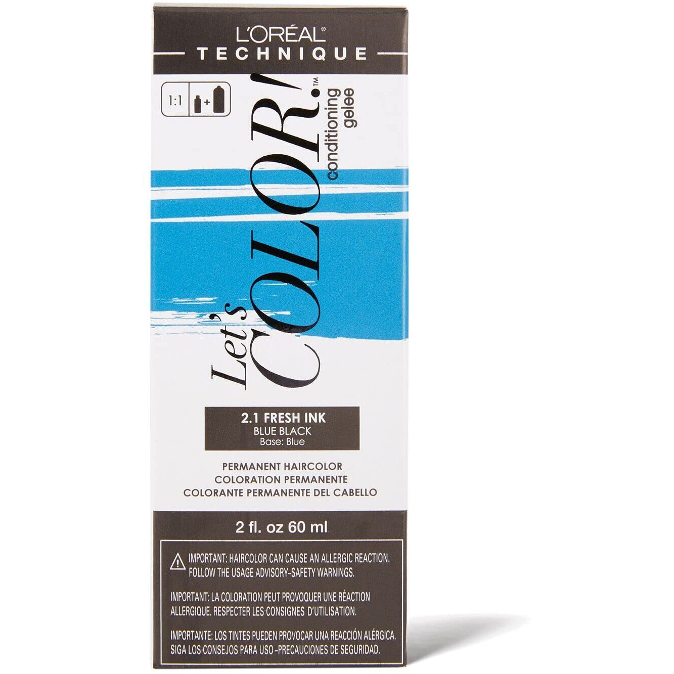 Let's COLOR Conditioning Gelee Permanent Haircolor 2.1 Fresh Ink