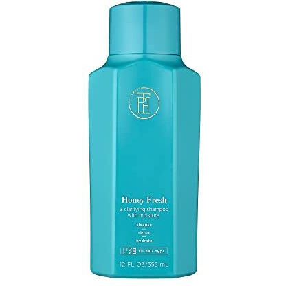 TPH BY TARAJI Honey Fresh Sulfate Free Clarifying Shampoo for Buildup with Aloe, Honey & Willowbark Extract | For Oily Hair | Gentle, Non-Irritating, Anti-Residue | For Women & Men, 12 fl. oz
