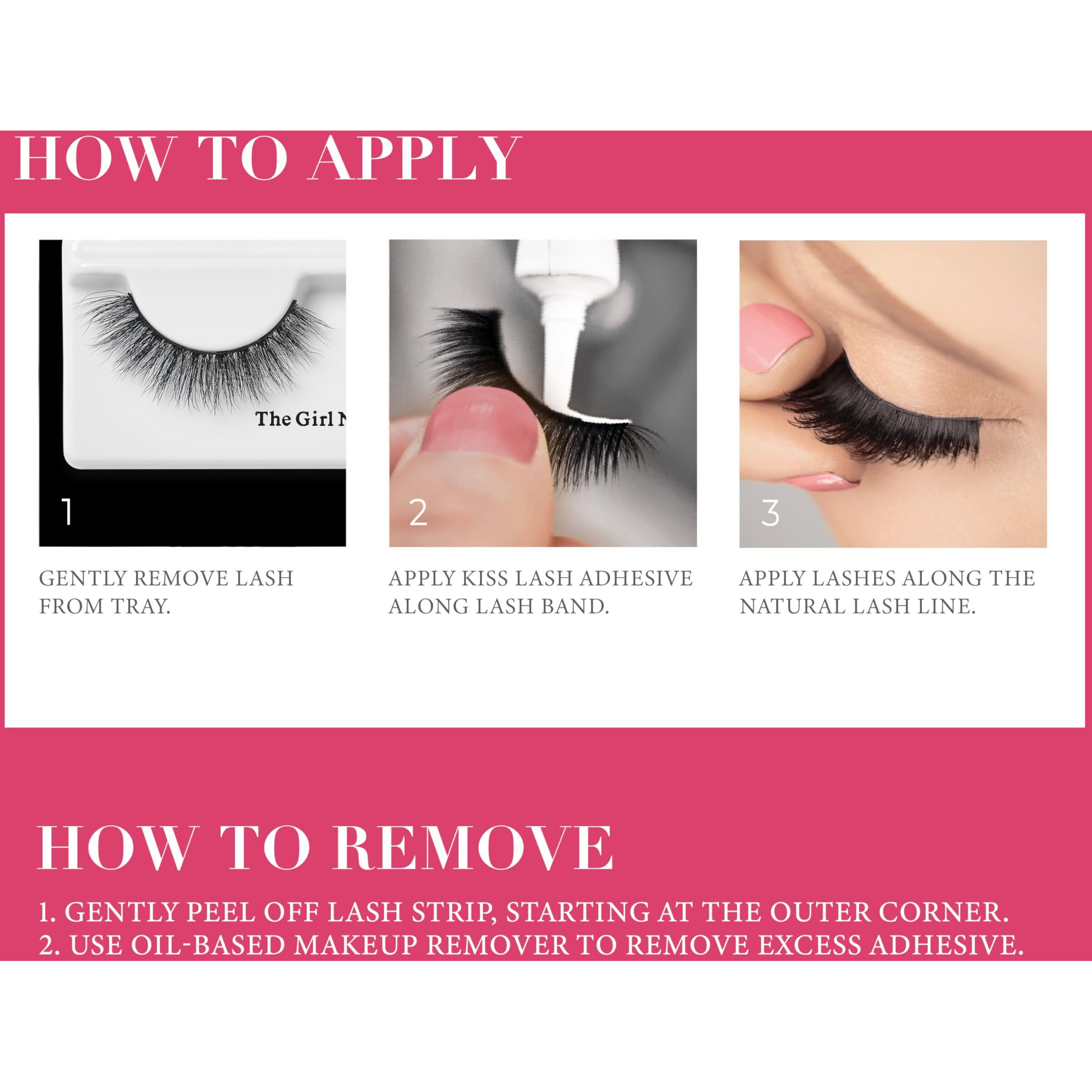 KISS Lash Couture Luxtension False Eyelashes, Royal Silk', 10 mm, Includes 1 Pair Of Lash, Contact Lens Friendly, Easy to Apply, Reusable Strip Lashes