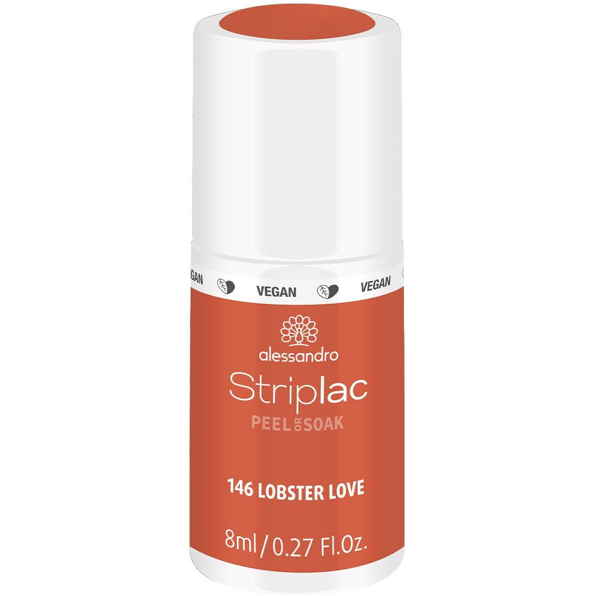 Striplac Peel or Soak - 146 Lobster Love by Alessandro for Women 0.27 oz Nail Polish
