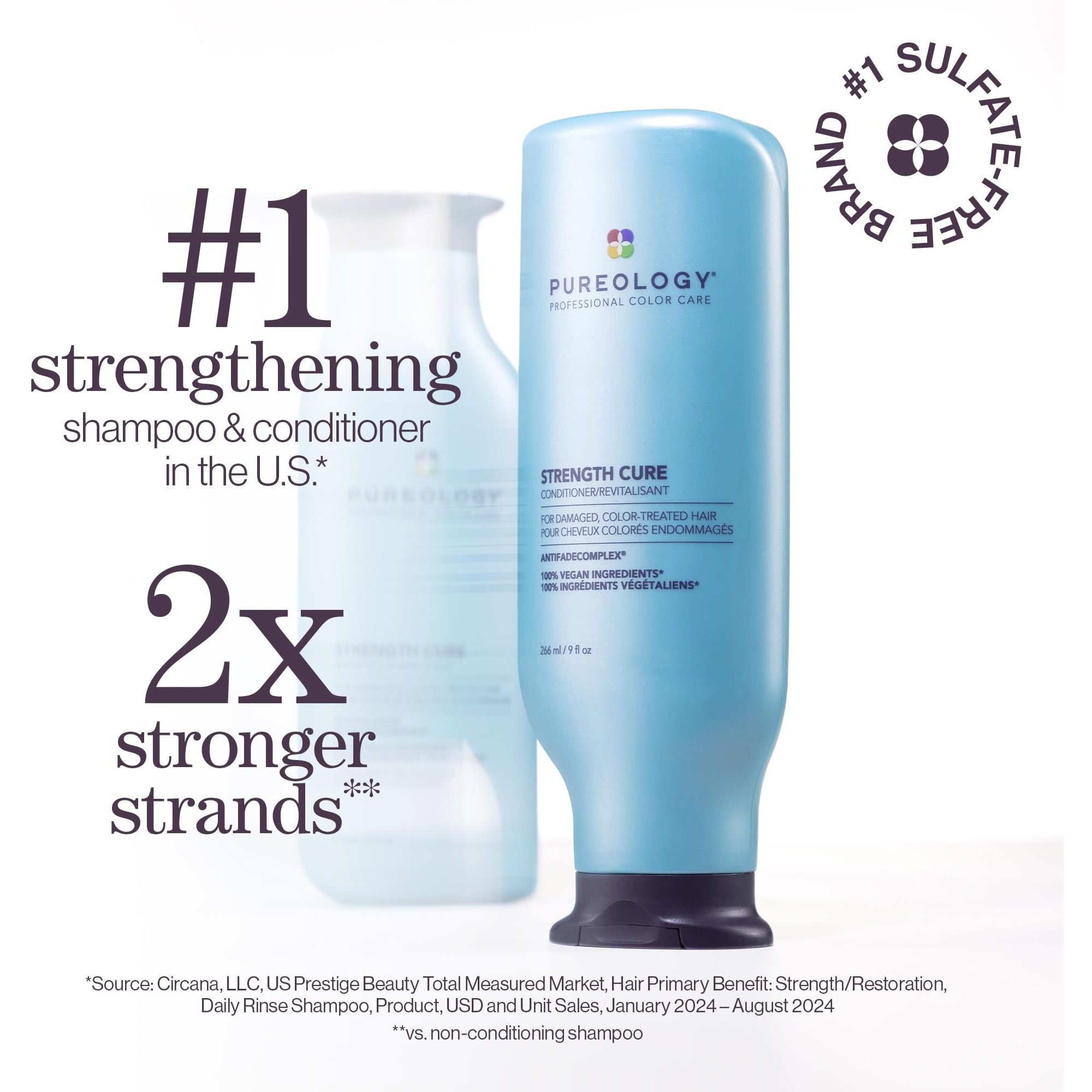 Strength Cure Conditioner by Pureology for Unisex - 9 oz Conditioner