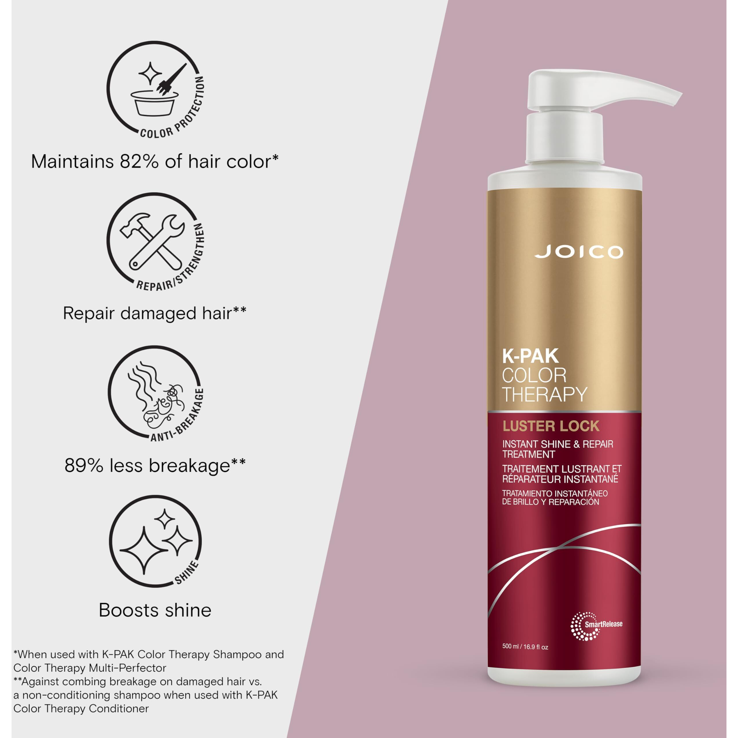 K-Pak Color Therapy Luster Lock by Joico for Unisex - 16.9 oz Treatment