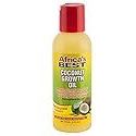 Africa's Best - Coconut Growth Oil, Enriched With Natural Vitamins & Essential Fatty Acids, Daily moisturizer or Hot Oil Treatment, Nourishes Your Scalp and Hair, 4oz Bottle, Brown (1-160-04-1243)