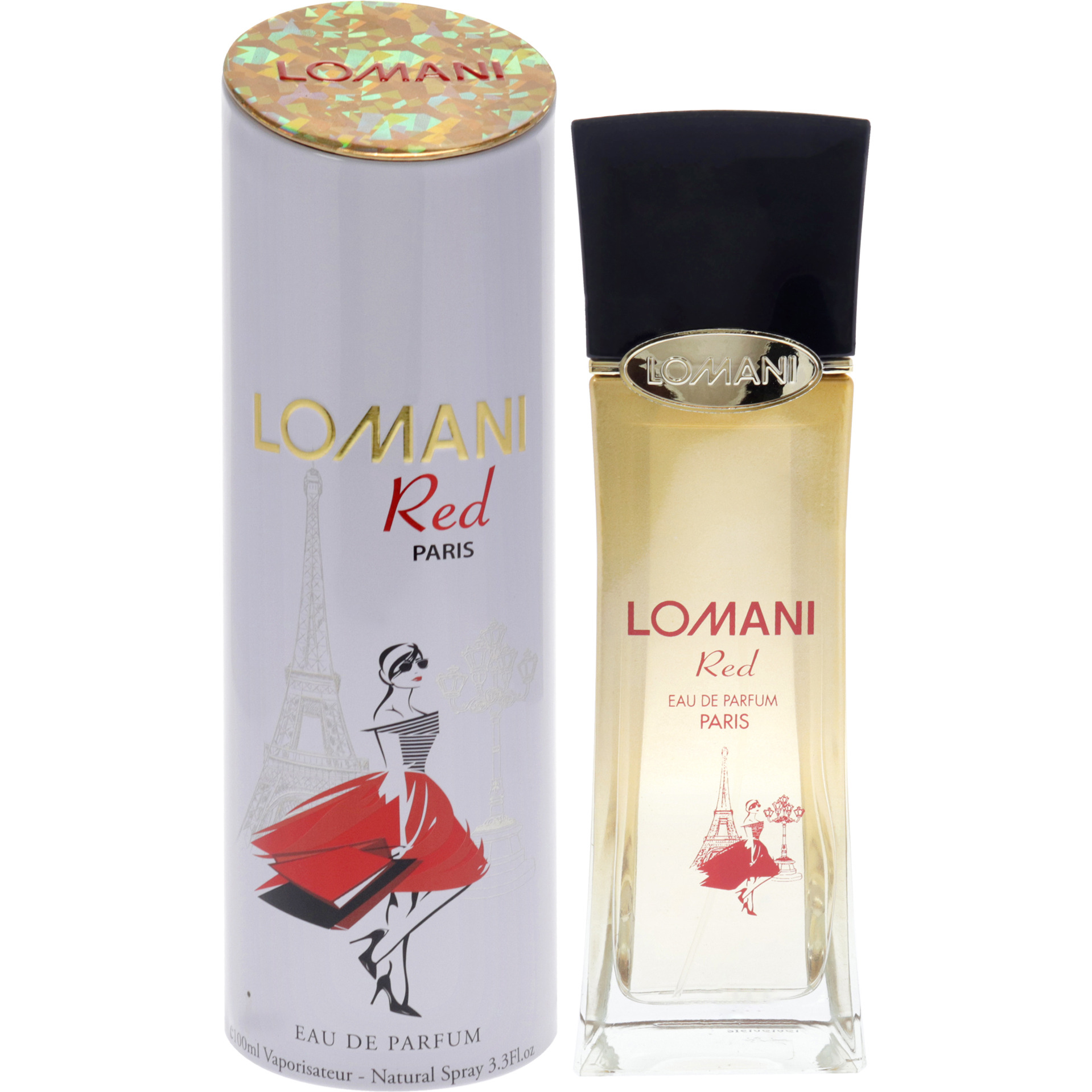 Red by Lomani for Women - 3.3 oz EDP Spray