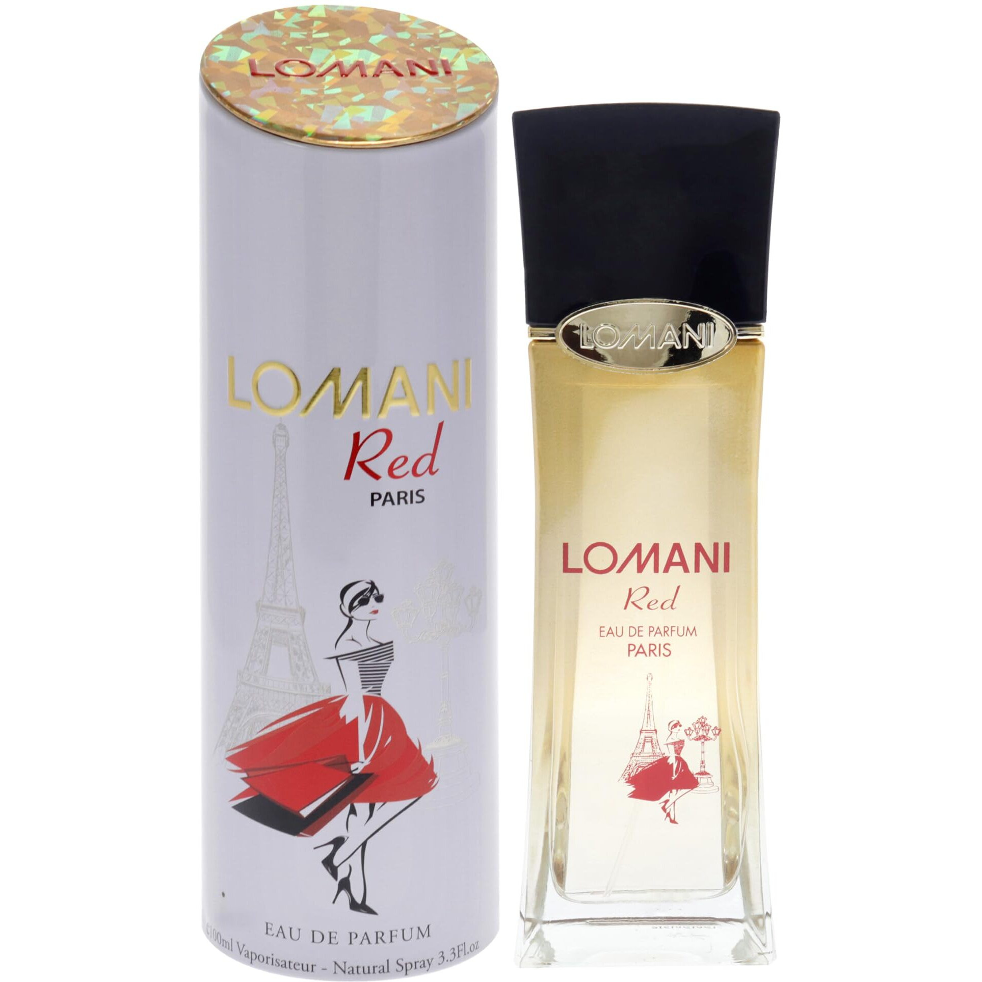 Red by Lomani for Women - 3.3 oz EDP Spray