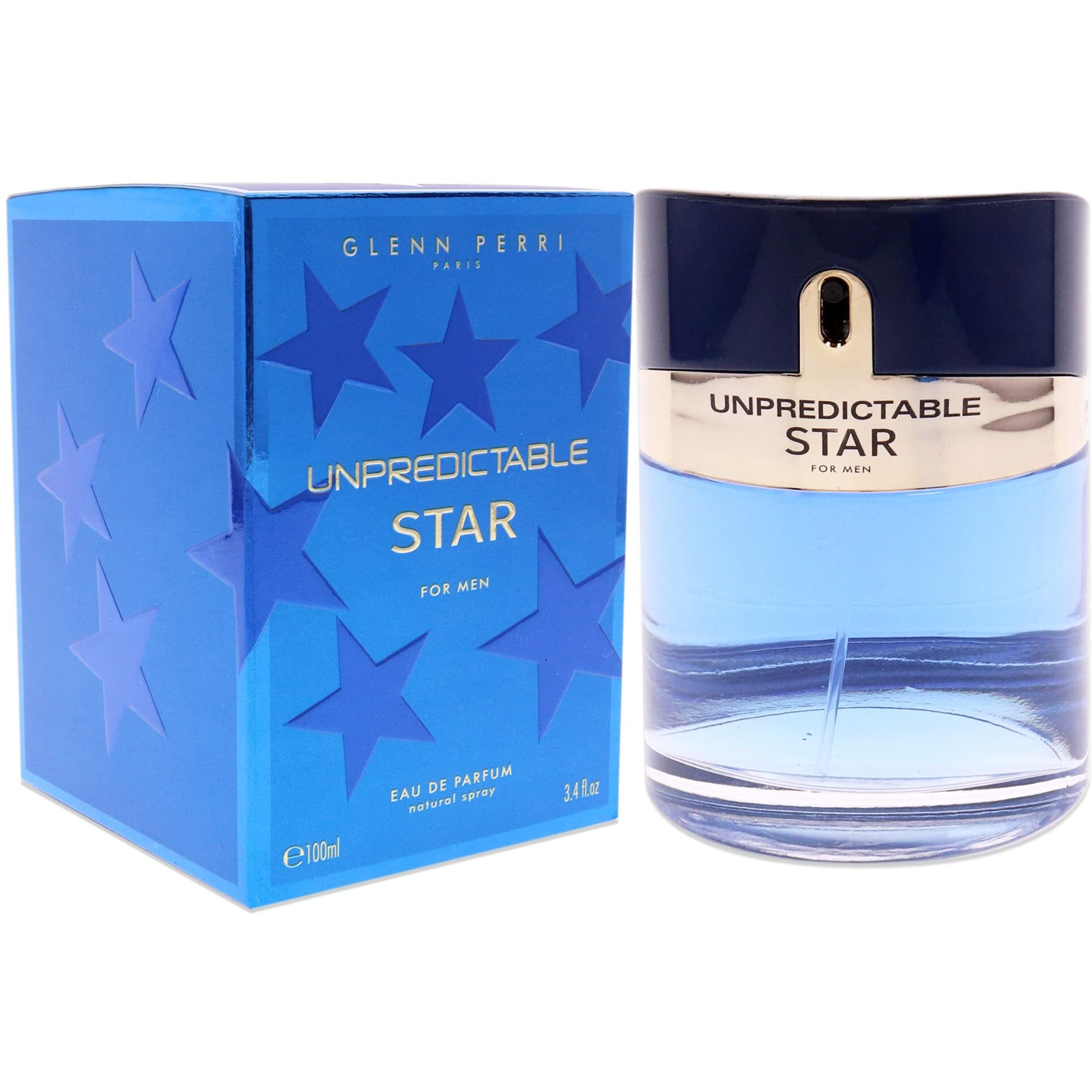 Unpredictable Star by Glenn Perri, 3.4 oz Eau De Toilette Spray for Men