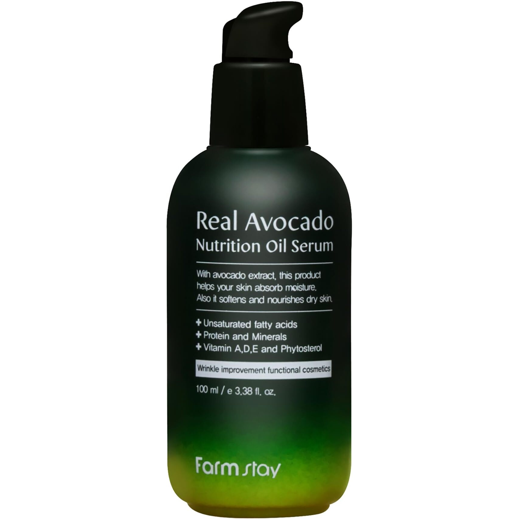 Real Avocado Nutrition Oil Serum by FarmStay for Women - 3.38 oz Serum
