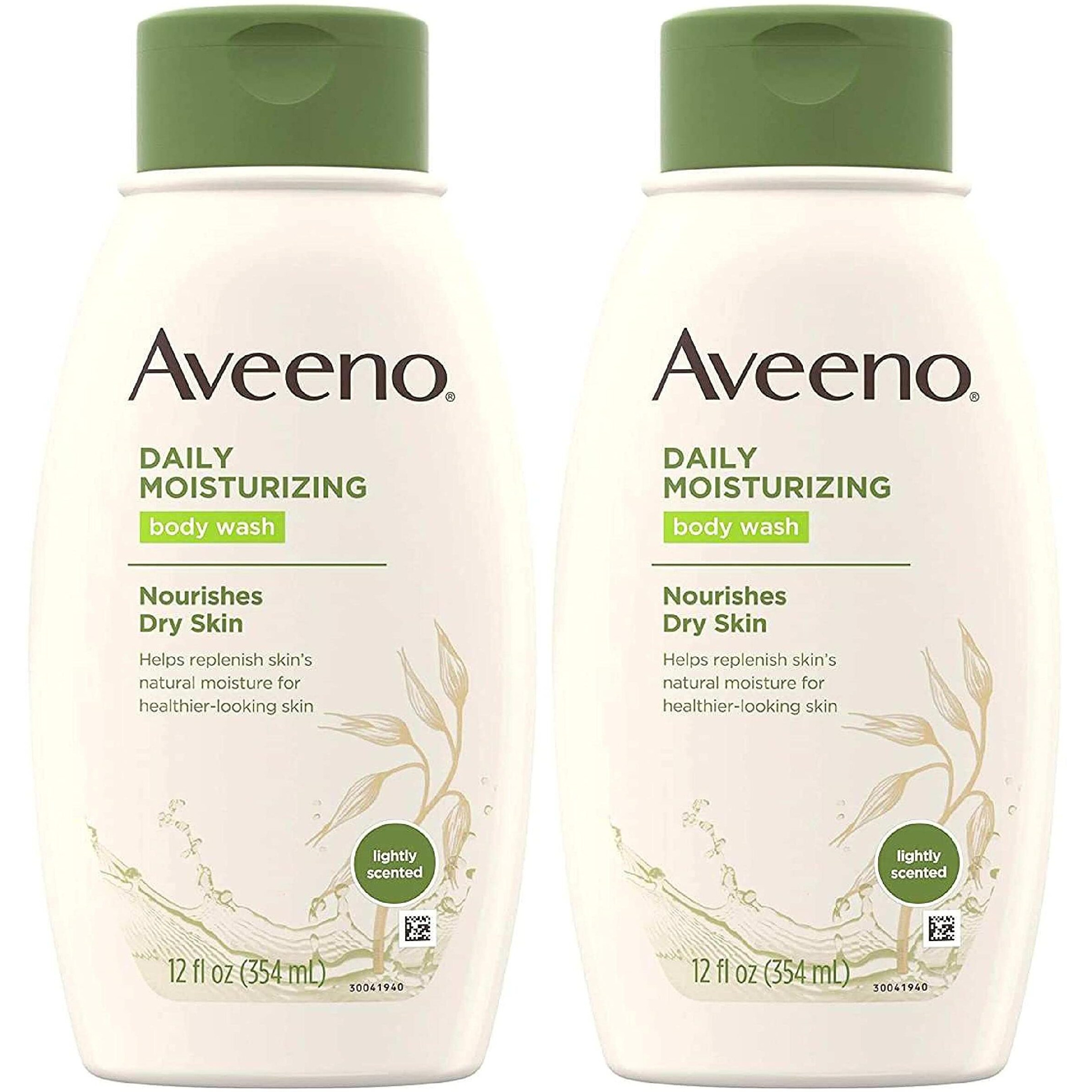 Aveeno Body Wash Daily Moisturizing 12 Ounce (354ml) (Pack of 2)