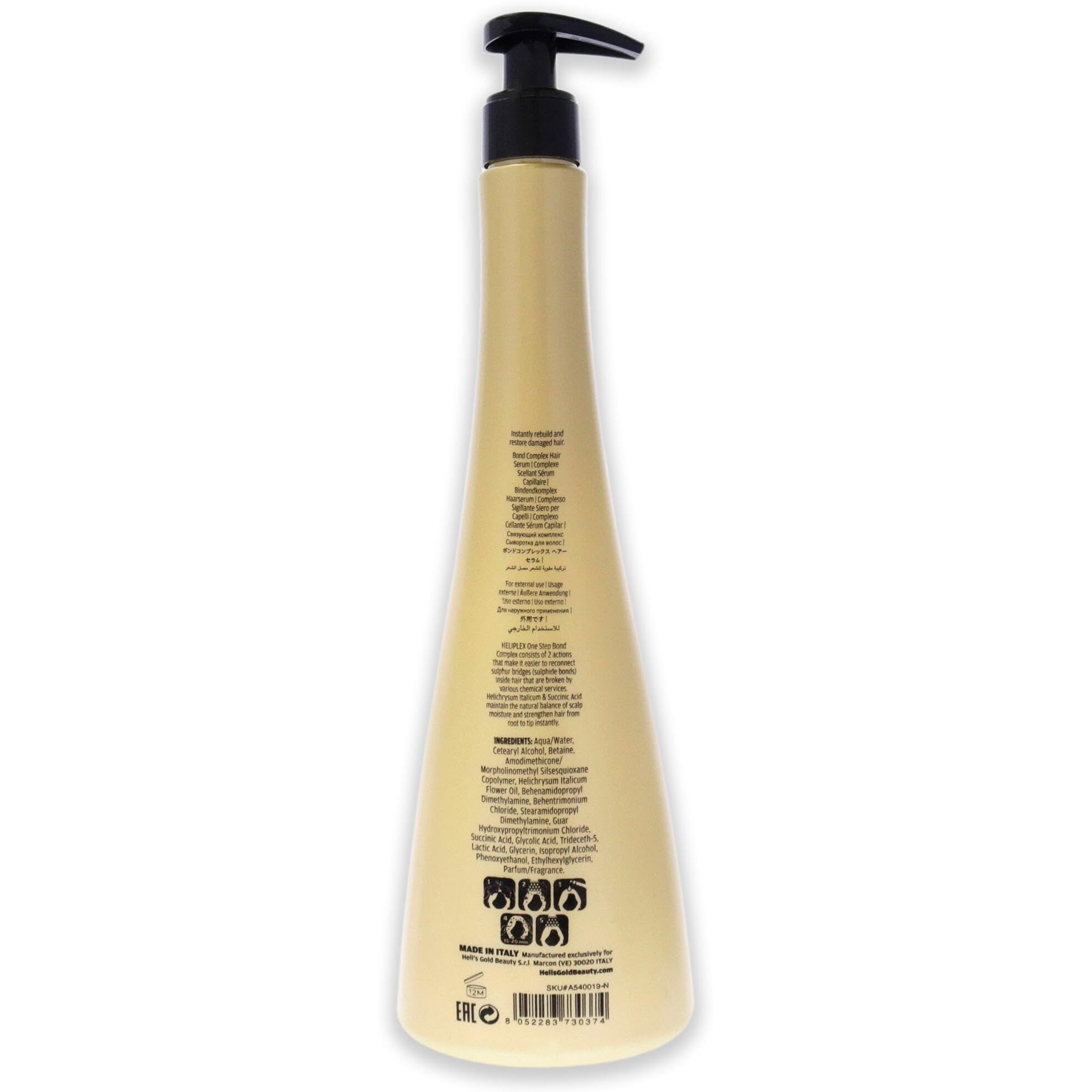 Heliplex One Step Hair Serum by Helis Gold for Unisex - 16.9 oz Serum