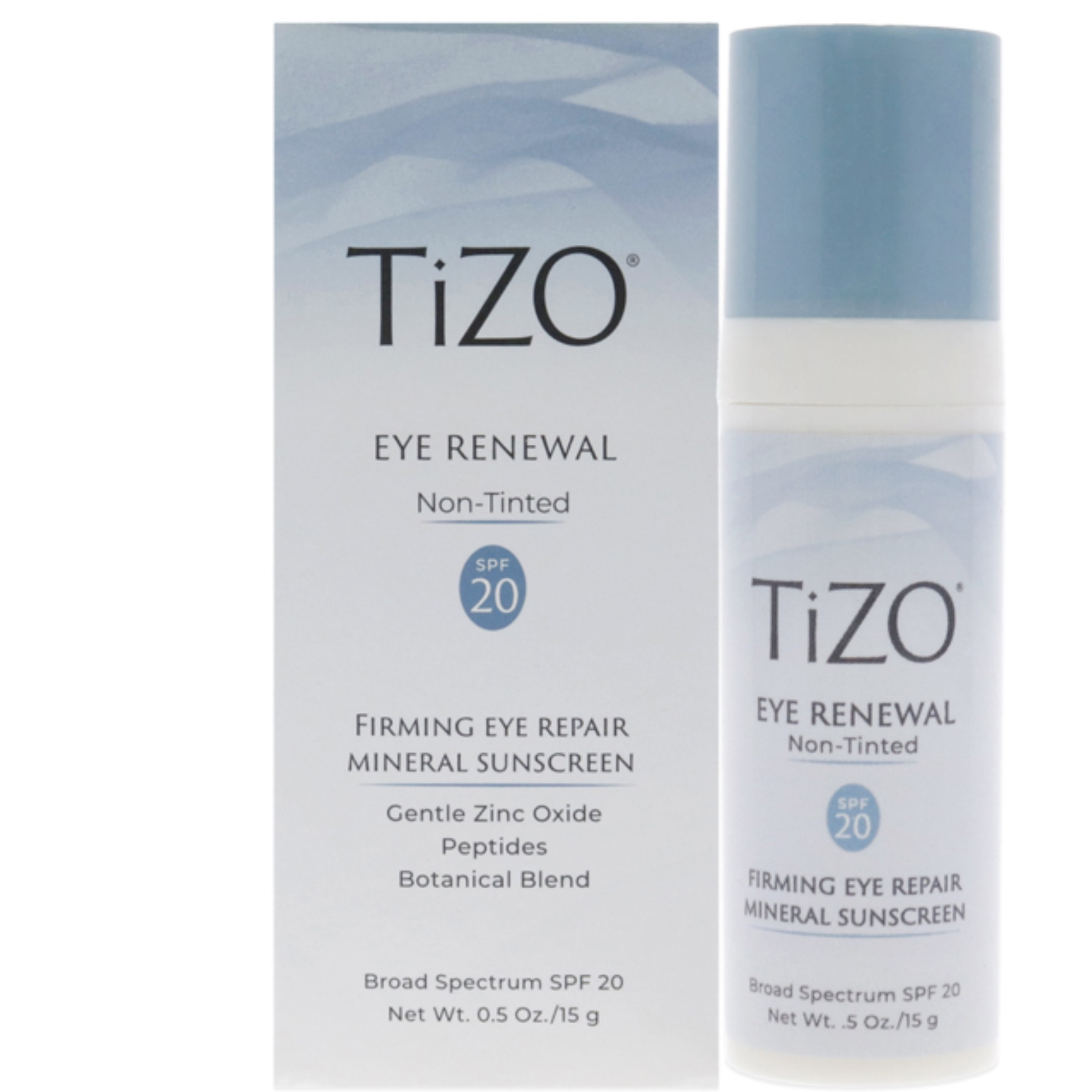 Eye Renewal Non-Tinted SPF 20 by Tizo for Women - 0.5 oz Sunscreen