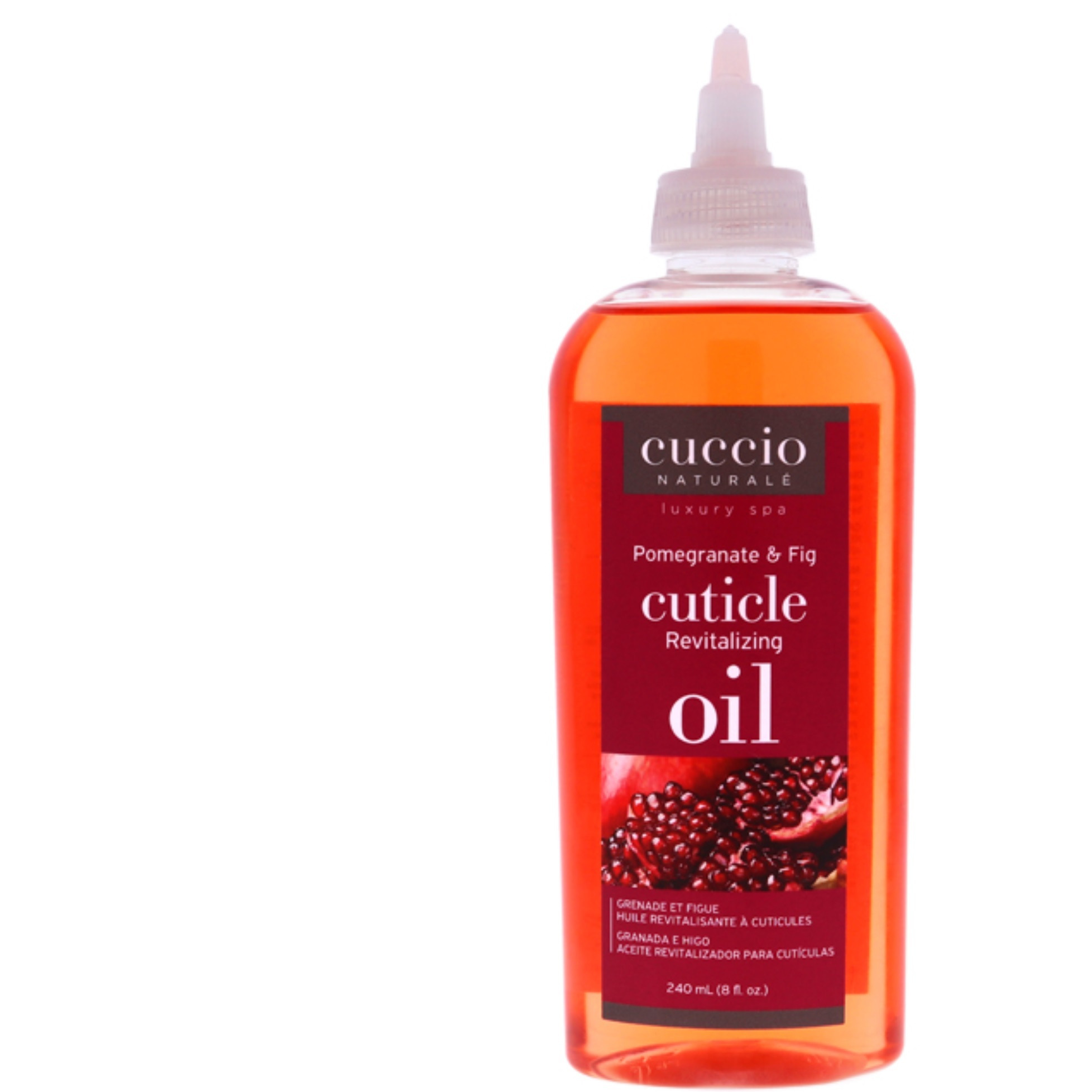 Cuticle Revitalizing Oil - Pomegranate and Fig Manicure by Cuccio Naturale for Unisex - 8 oz Oil