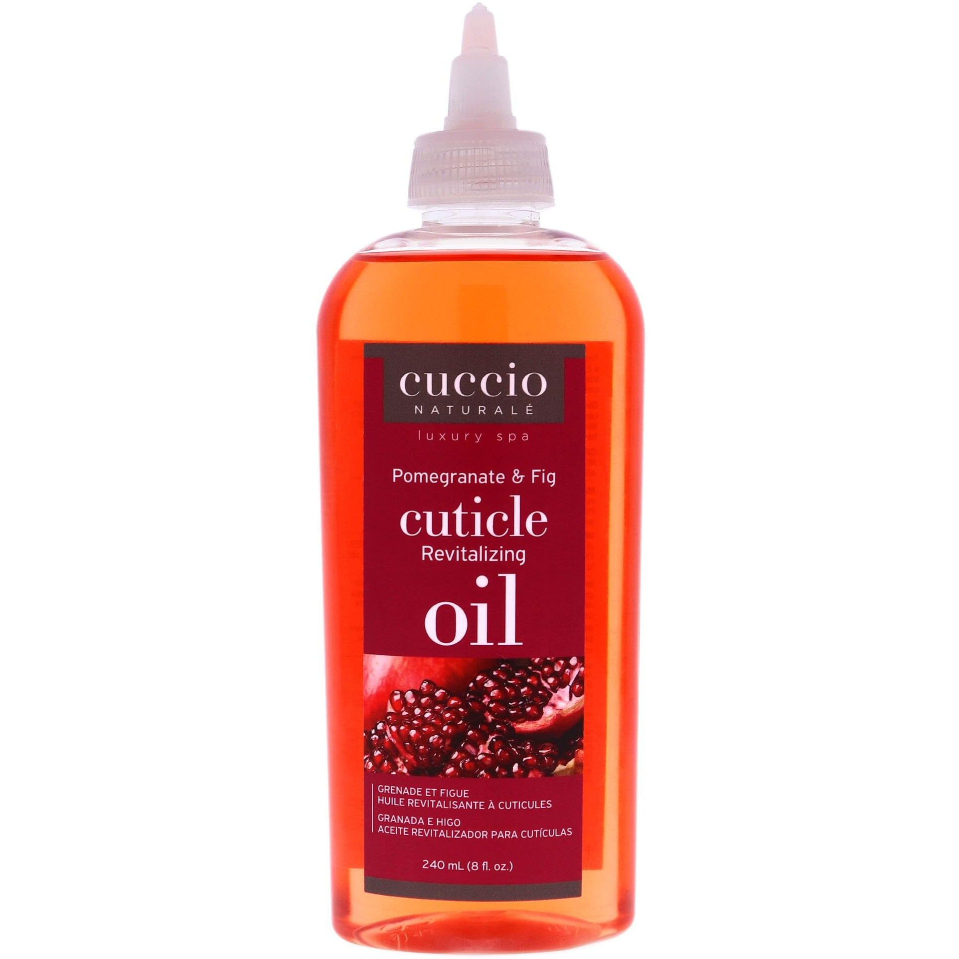 Cuticle Revitalizing Oil - Pomegranate and Fig Manicure by Cuccio Naturale for Unisex - 8 oz Oil