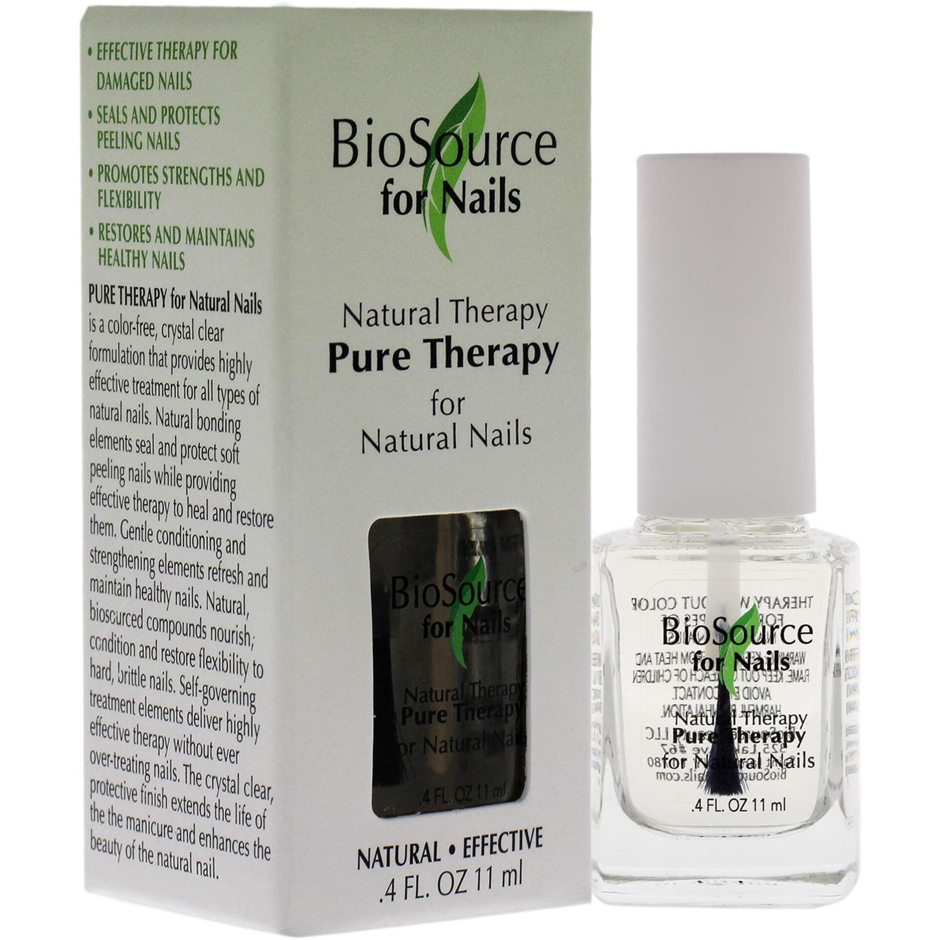 Natural Therapy Pure Therapy by BioSource for Women - 0.4 oz Nail Treatment