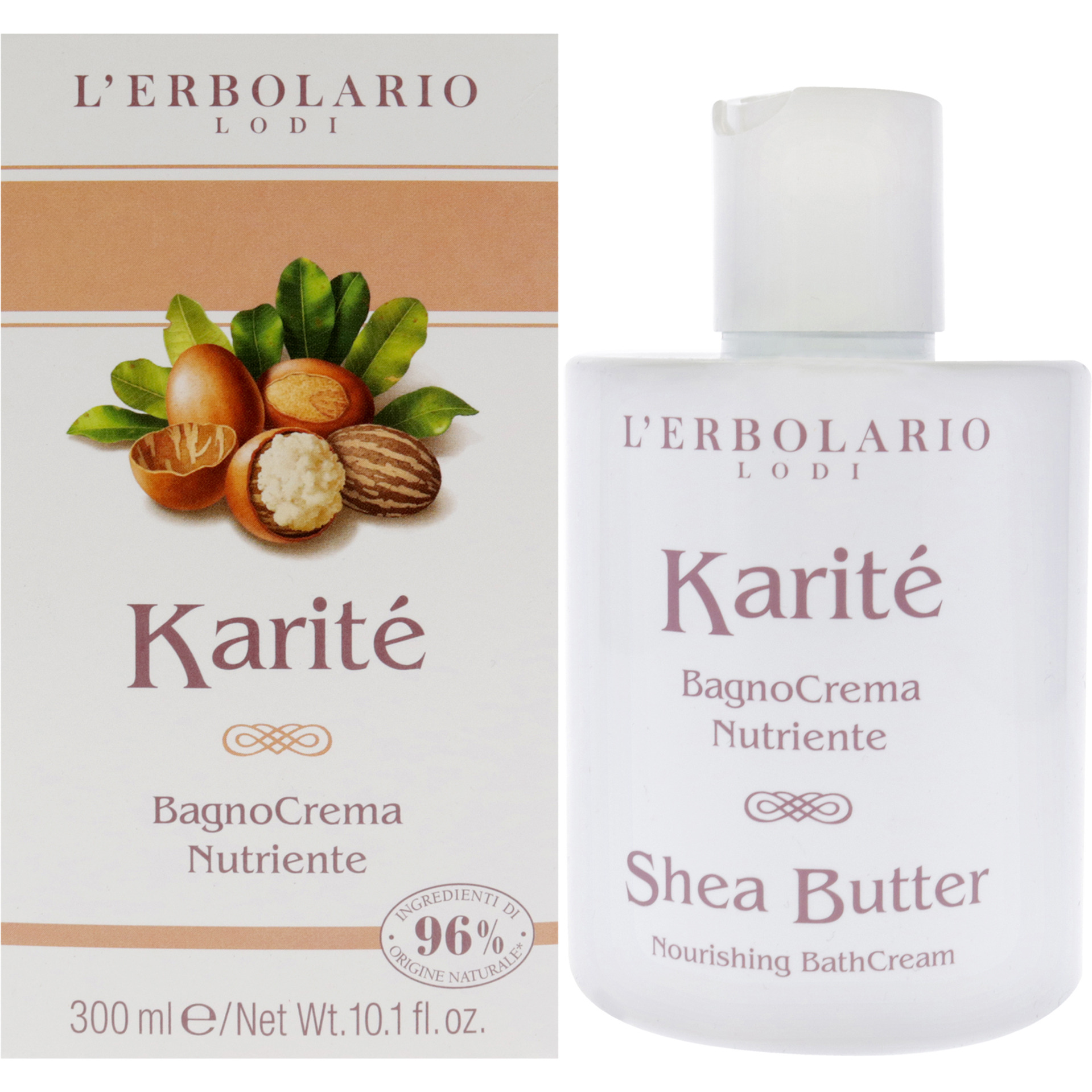 Nourishing Bath Cream - Shea Butter by LErbolario for Unisex - 10.1 oz Body Wash