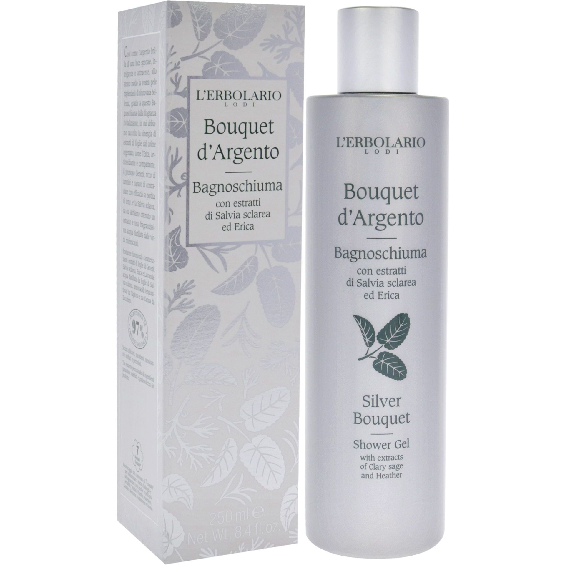 Shower Gel - Silver Bouquet by LErbolario for Unisex - 8.4 oz Shower Gel