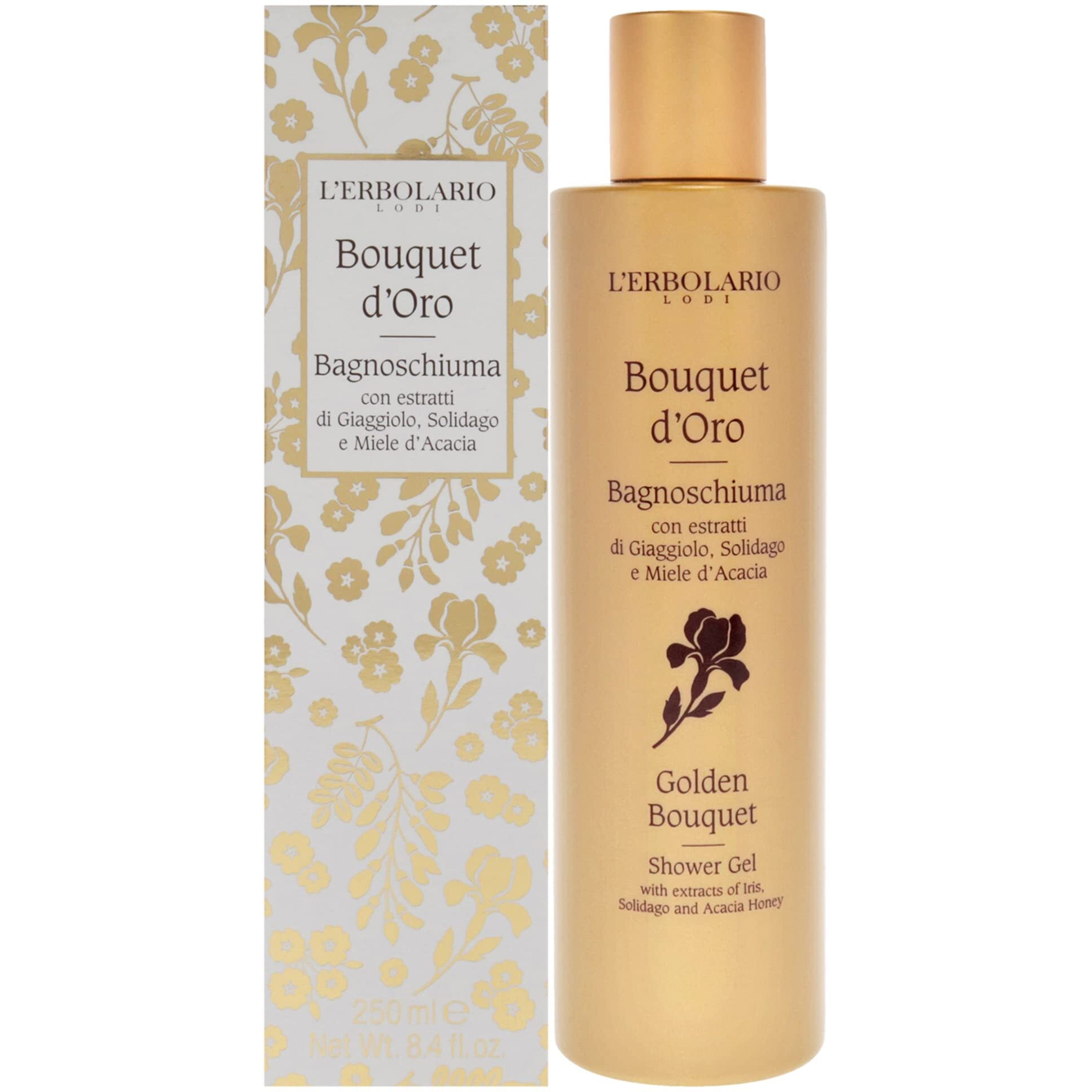 Shower Gel - Golden Bouquet by LErbolario for Unisex - 8.4 oz Shower Gel