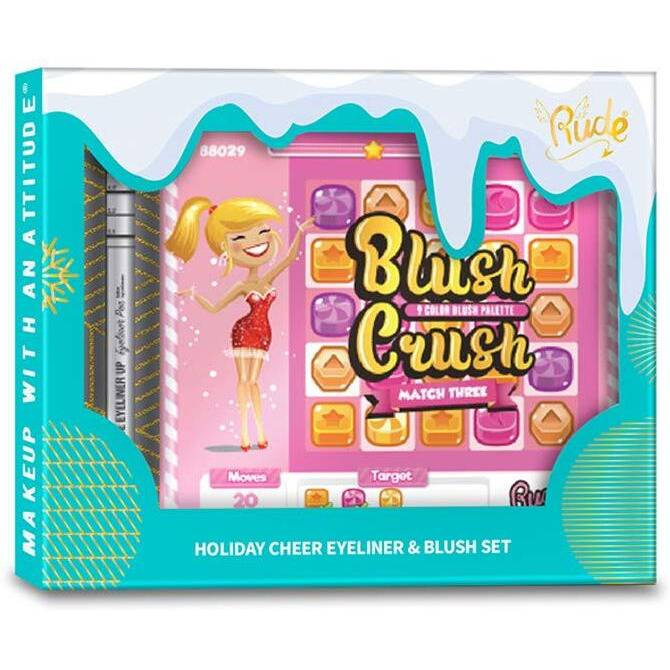 RUDE Holiday cheer Eyeliner & Blush Set(D0102H2BRJU)