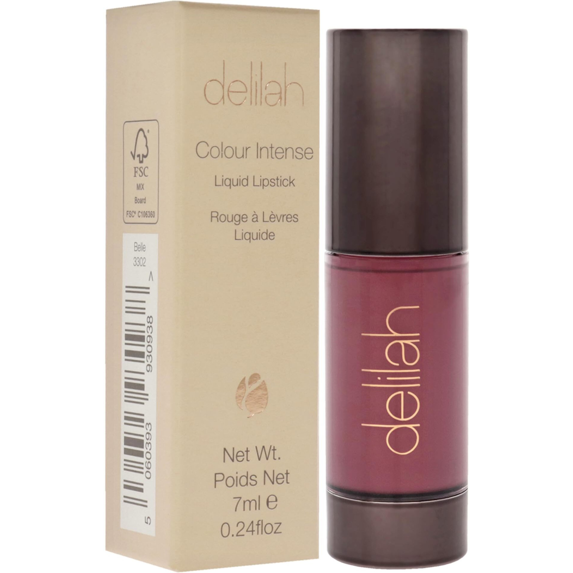 Colour Intense Liquid Lipstick - Belle by Delilah for Women - 0.24 oz Lipstick