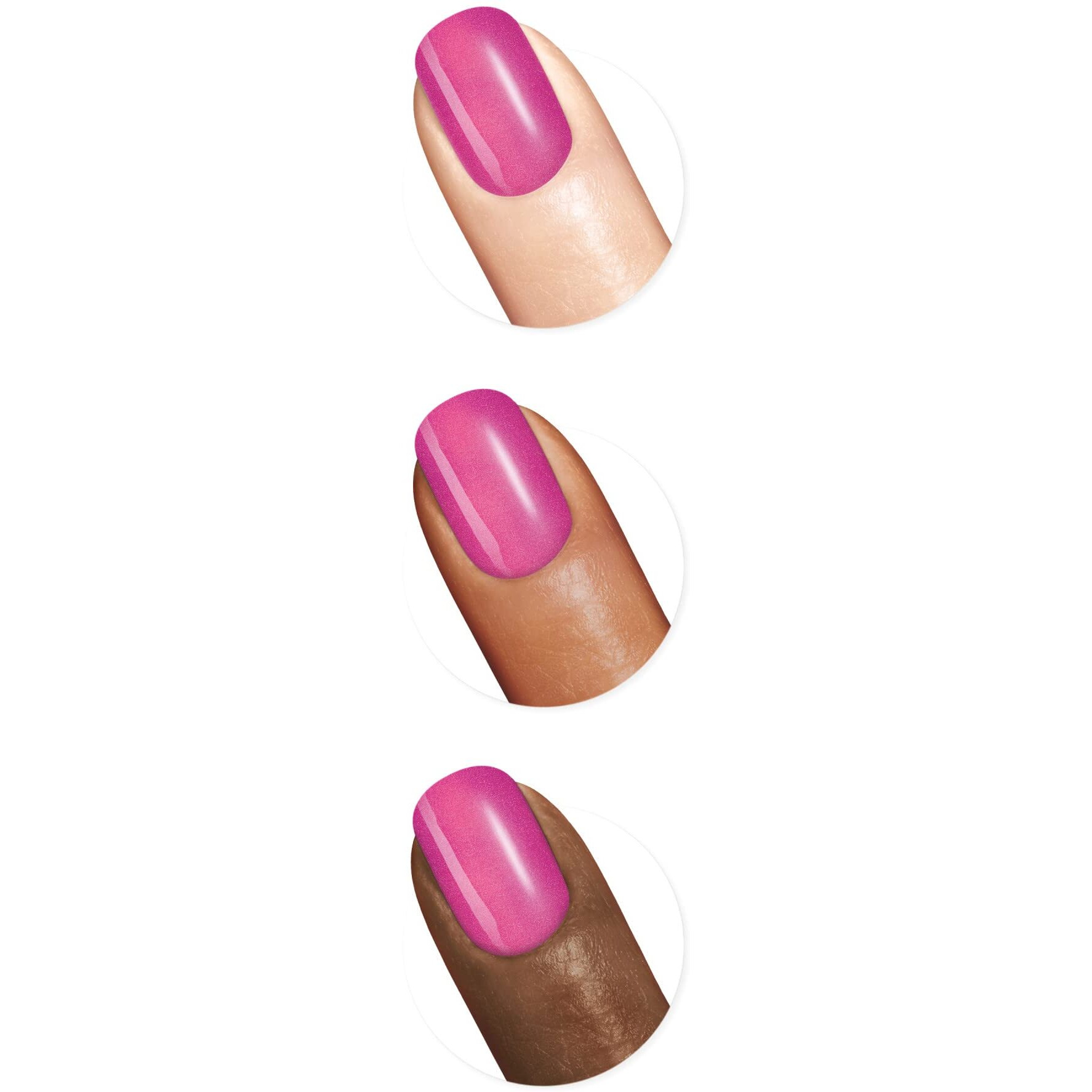 Insta-Dri Prismatic Shine Nail Color - 050 The Future Is Fuchsia by Sally Hansen for Women - 0.31 oz Nail Polish