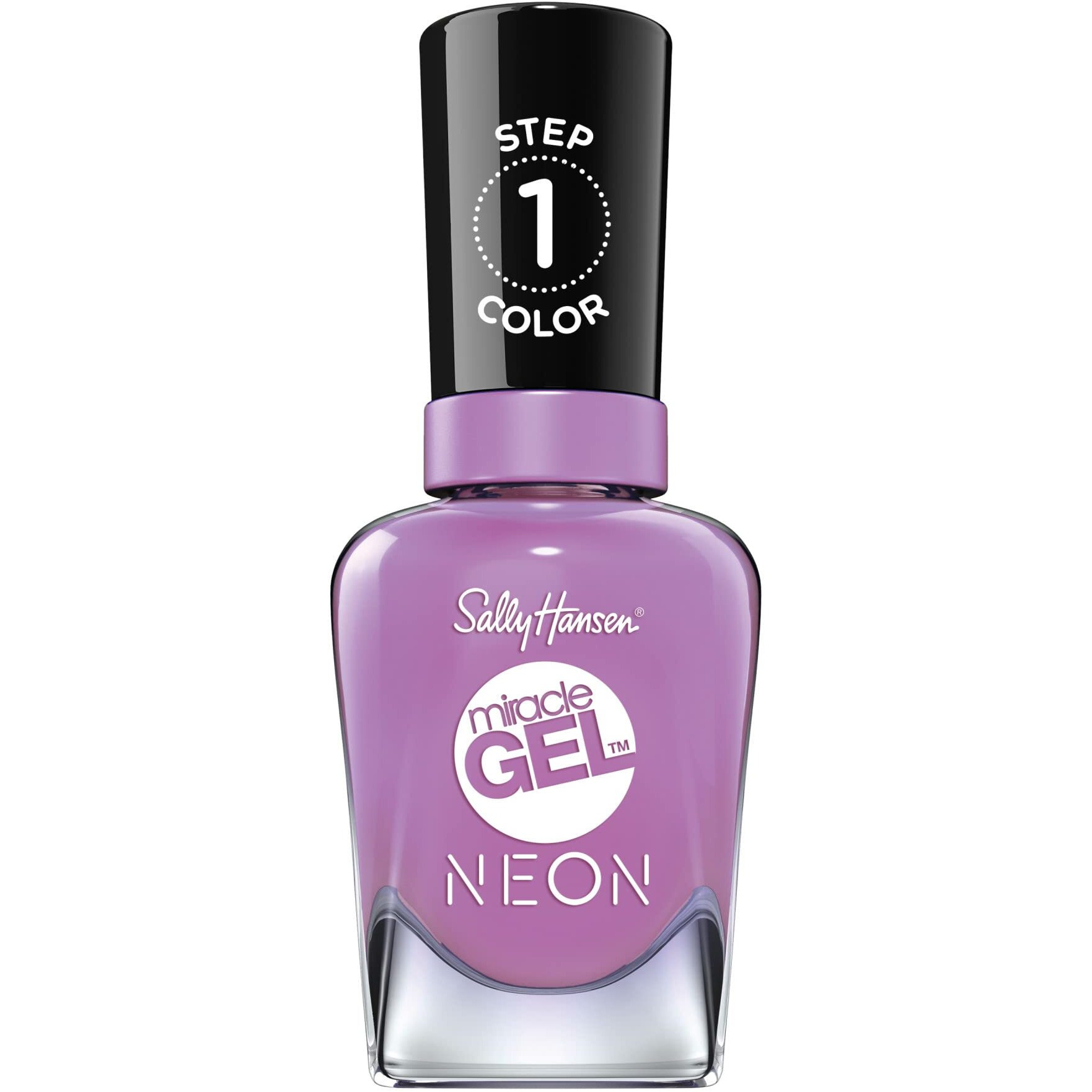 Miracle Gel Neon - 054 Violet by Sally Hansen for Women - 0.5 oz Nail Polish