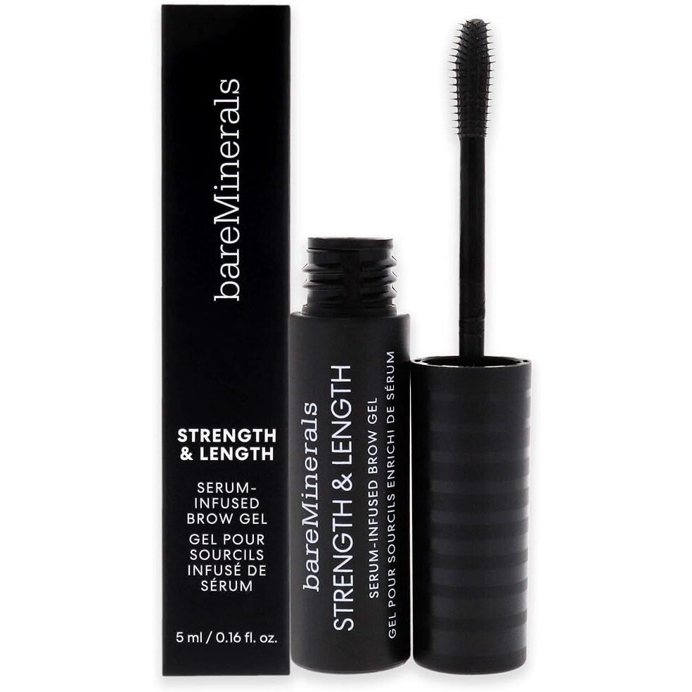 Strength and Length Serum-Infused Brow Gel - Clear by bareMinerals for Women - 0.16 oz Brow Gel