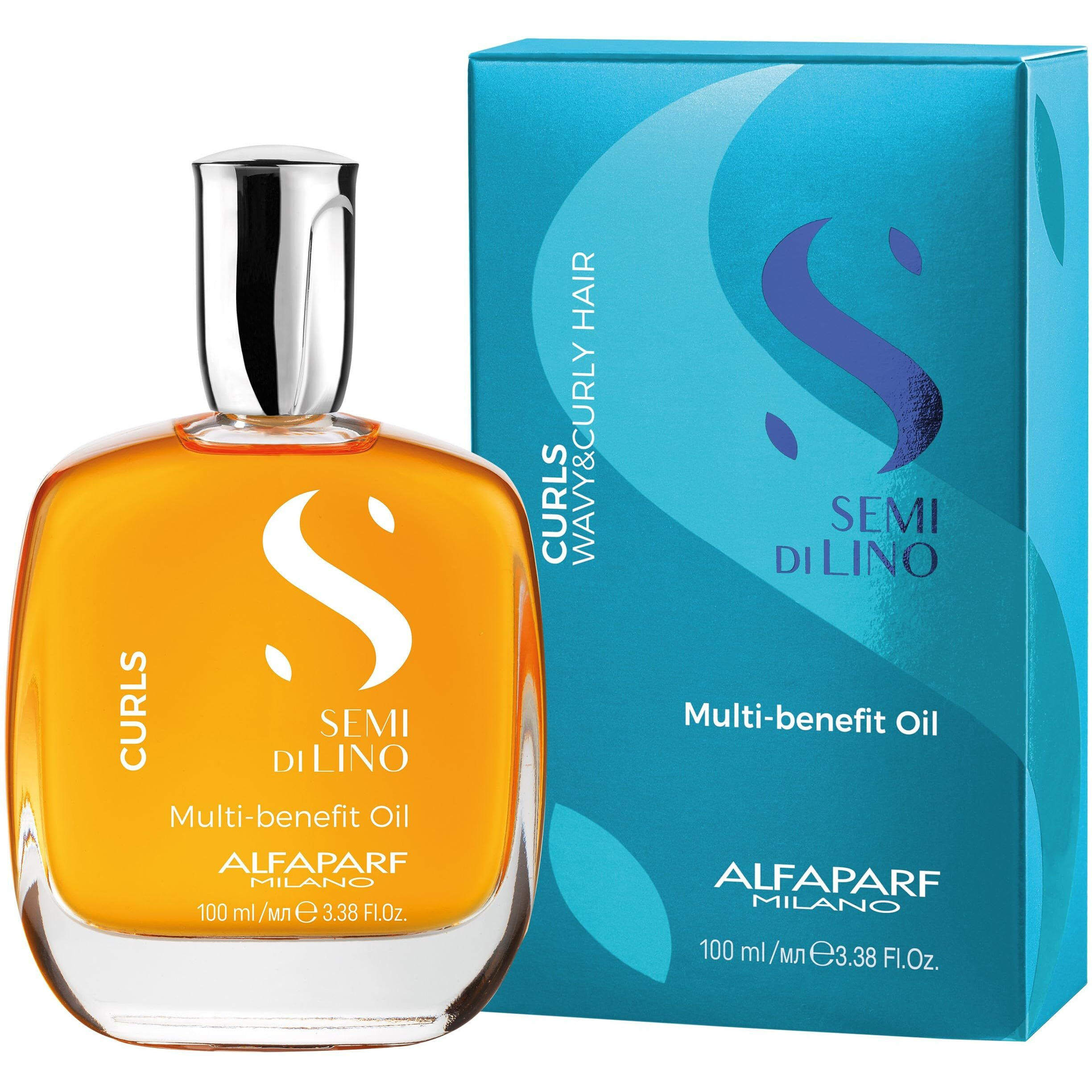 Semi Di Lino Curls Multi-Benefit Oil by Alfaparf Milano for Unisex - 3.38 oz Oil