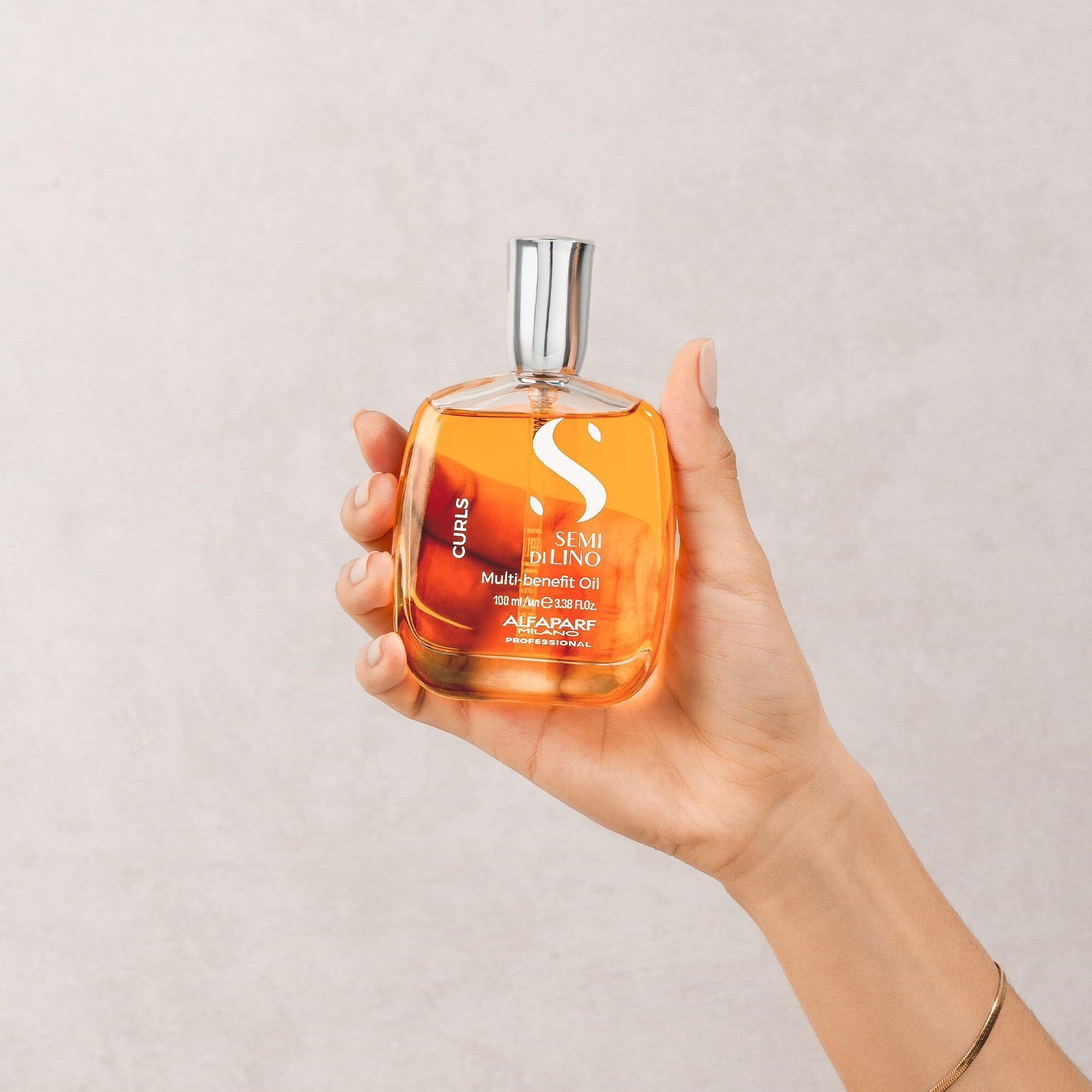 Semi Di Lino Curls Multi-Benefit Oil by Alfaparf Milano for Unisex - 3.38 oz Oil
