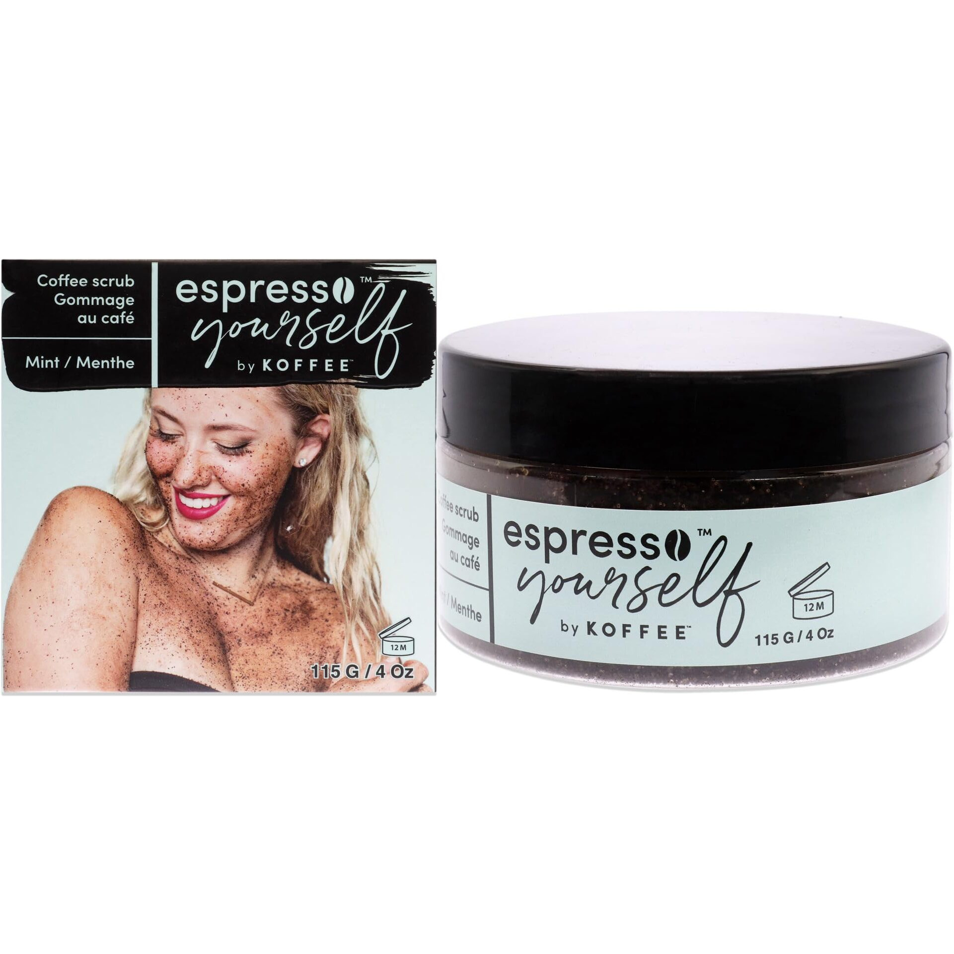 Coffee Scrub - Mint by Koffee Beauty for Unisex - 4 oz Scrub